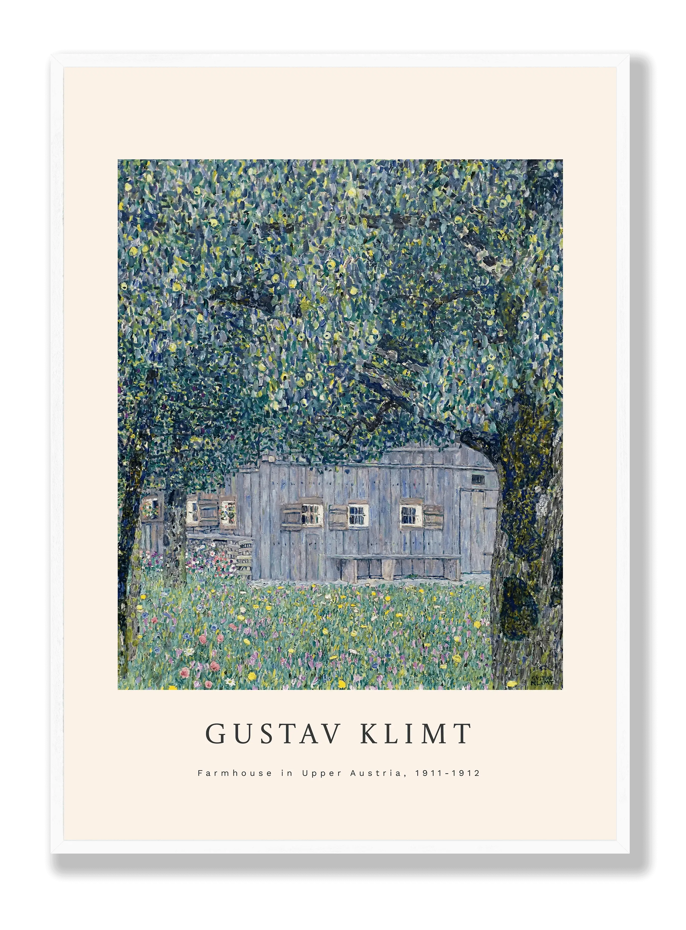 Gustav Klimt - Farmhouse In Upper Austria Plakat