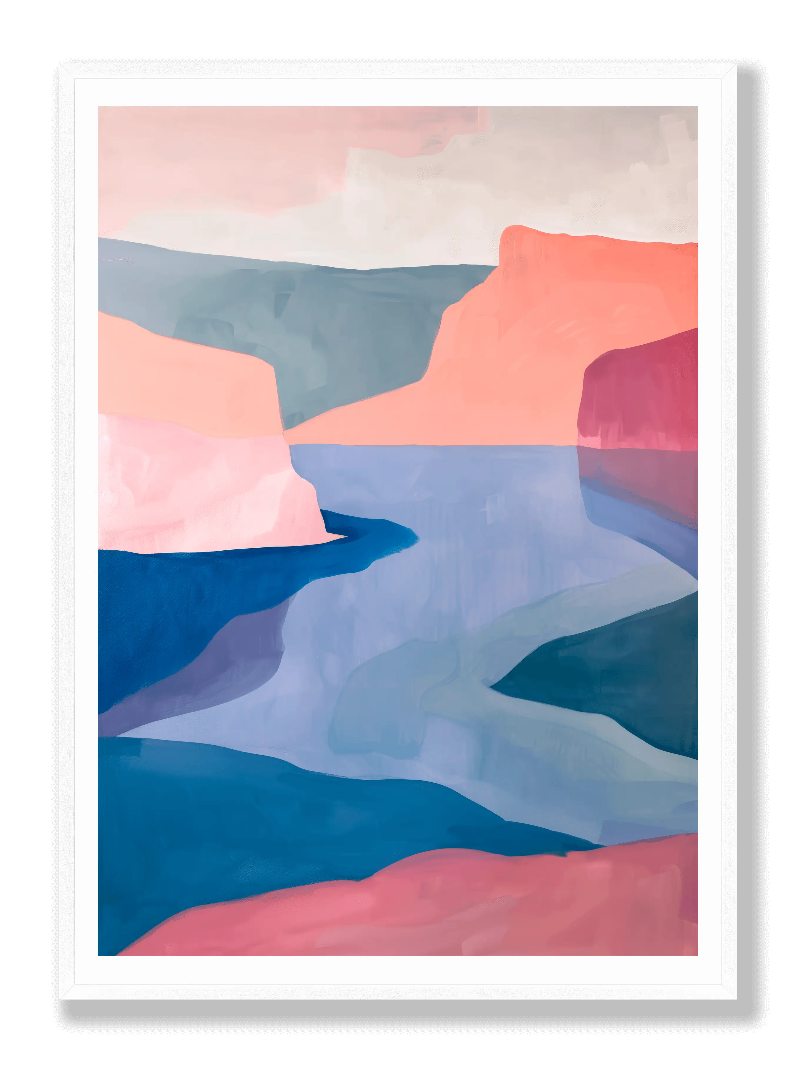 Abstract Lake Plakat