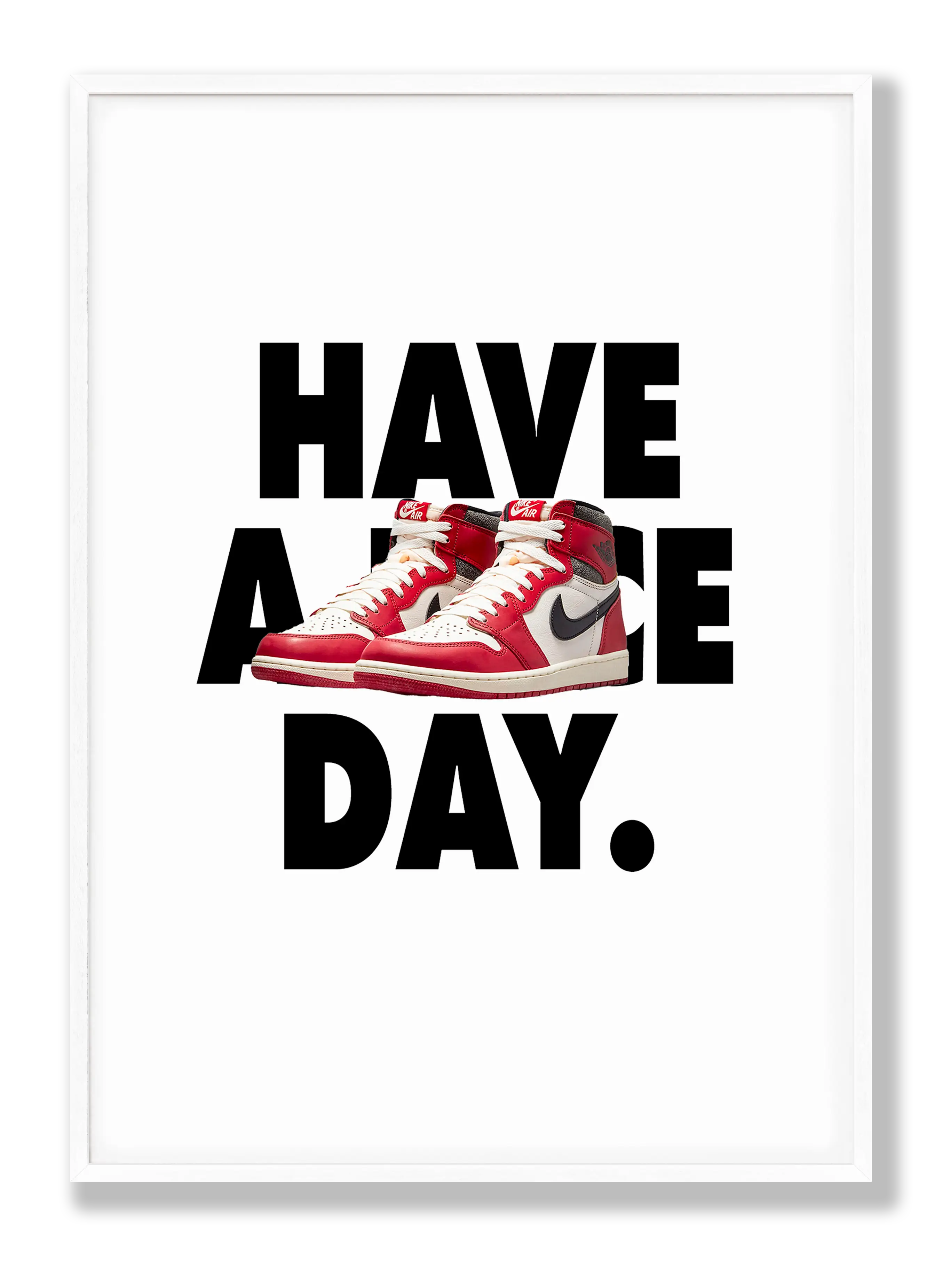 Nice Day Sneakers Plakat