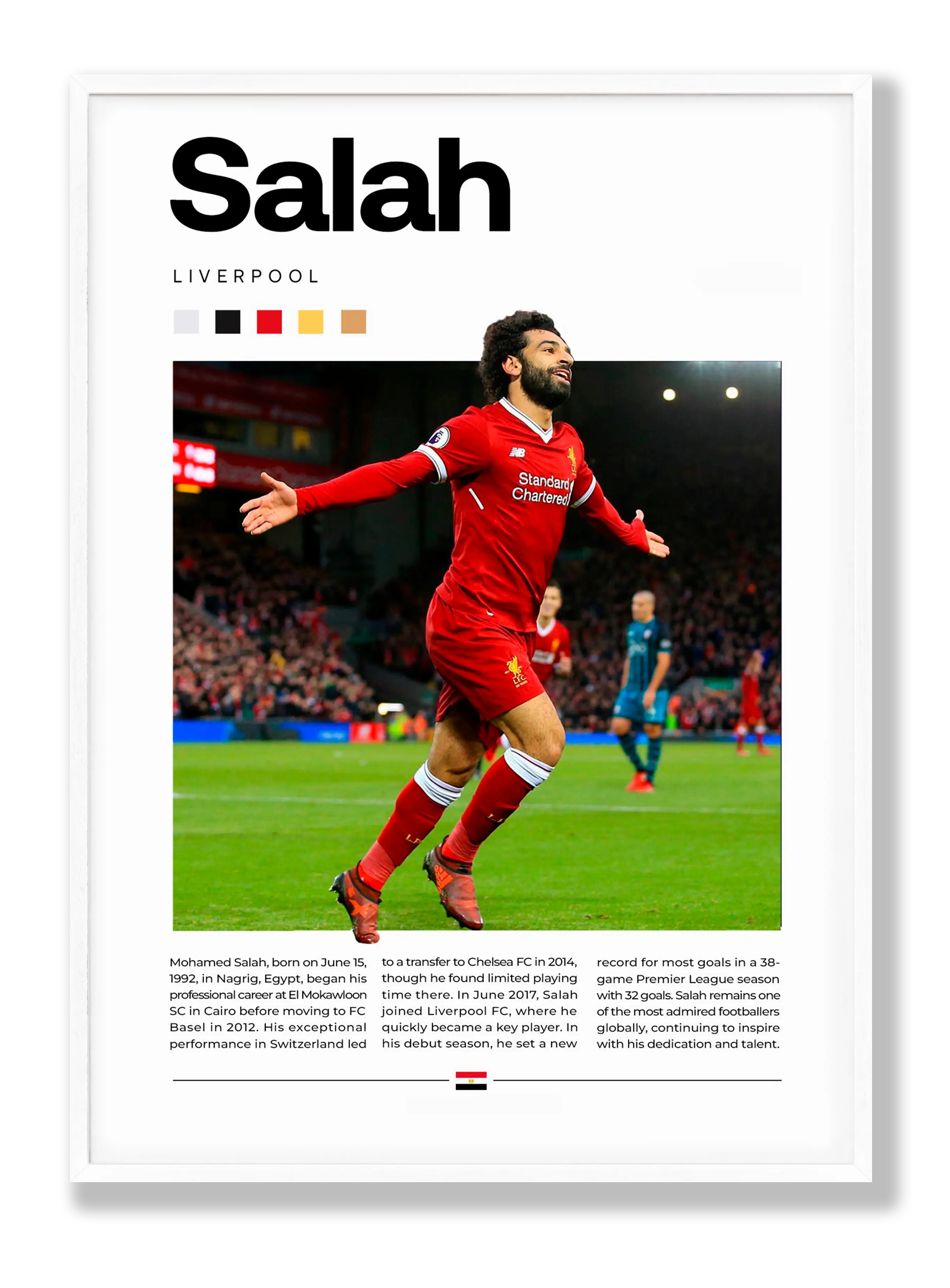 Mohamed Salah Plakat