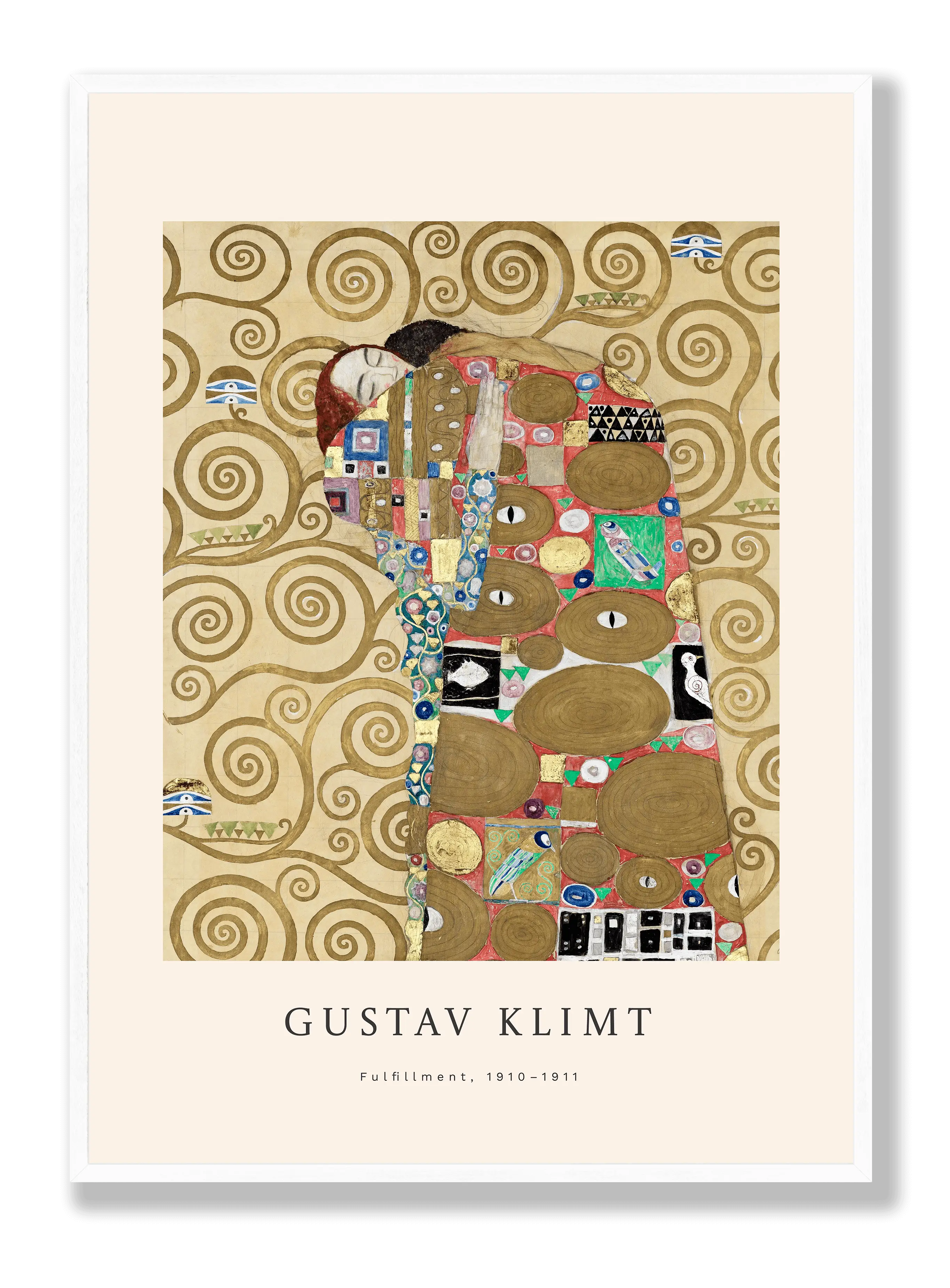 Gustav Klimt - Fulfillment Plakat