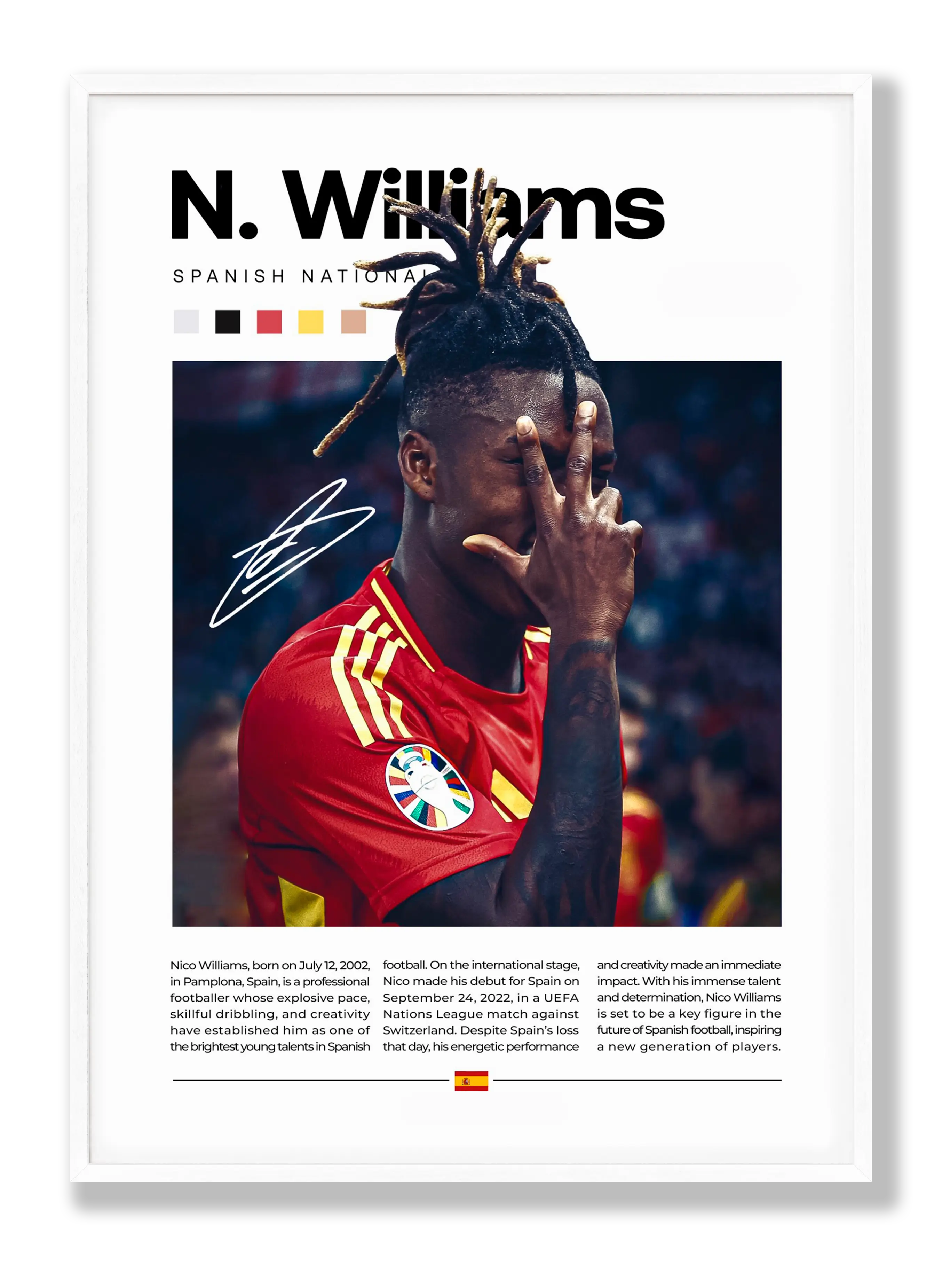 Nico Williams Plakat