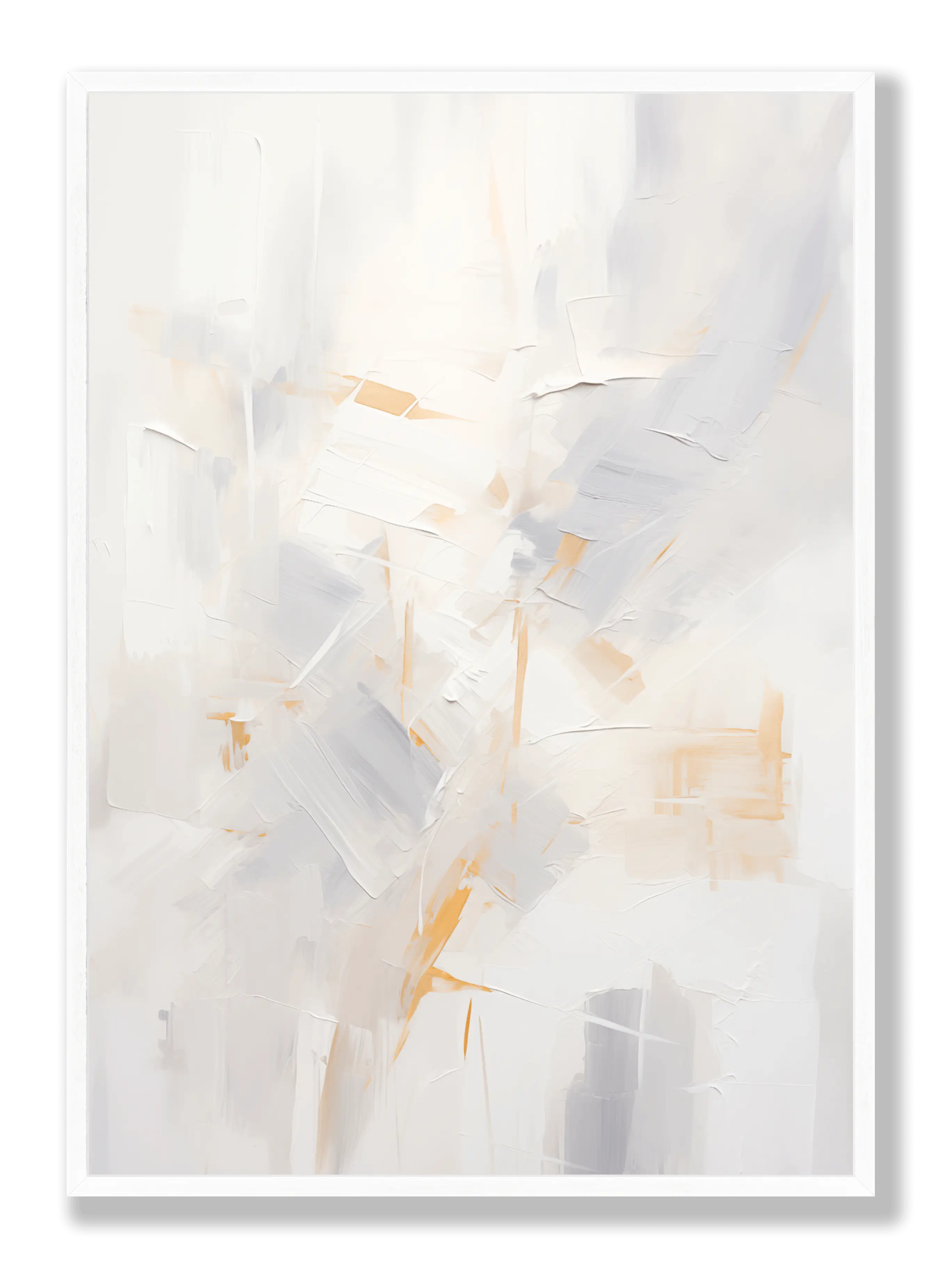 Abstract White 2 Plakat