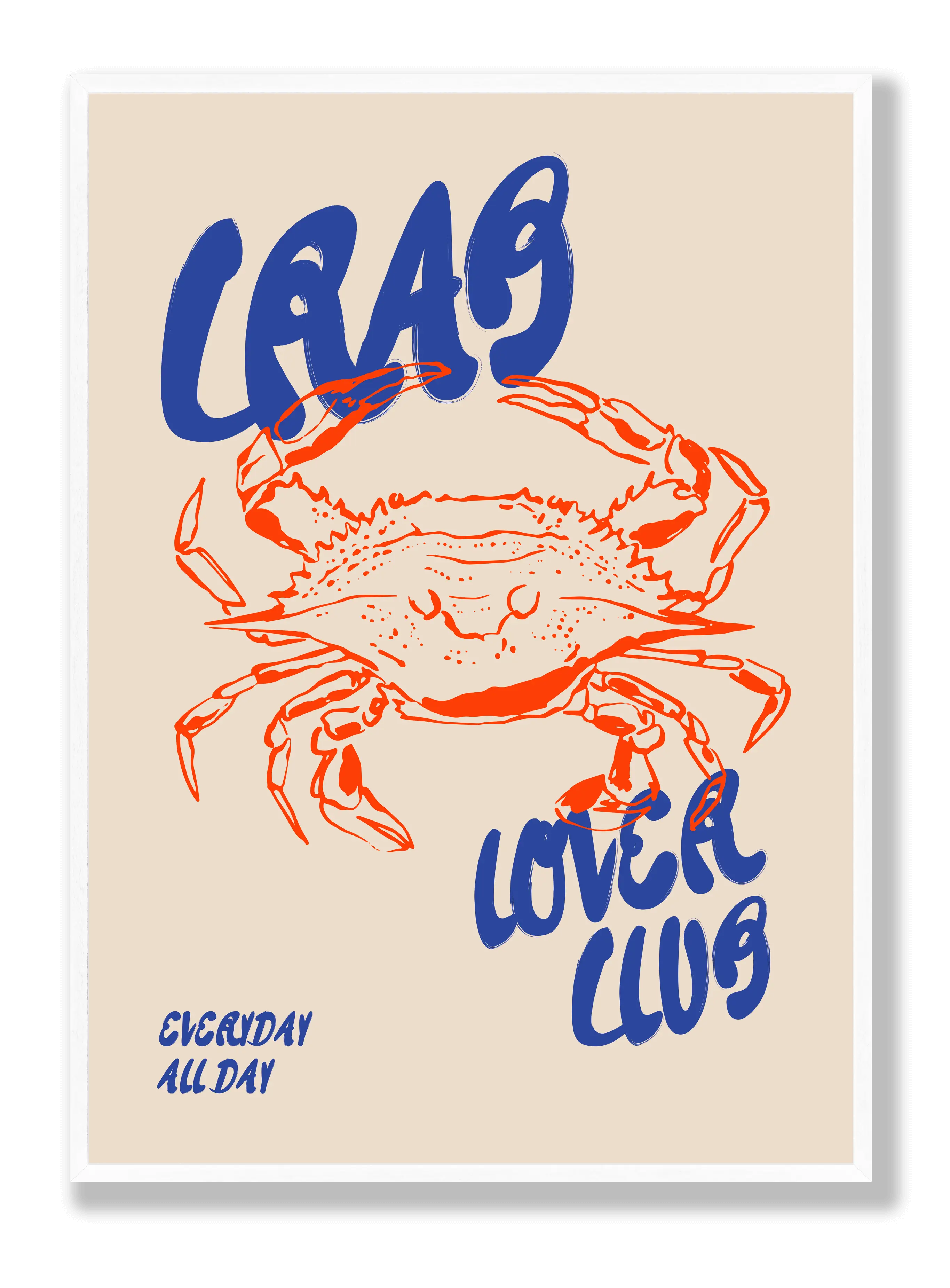 Crab Lover Club Plakat