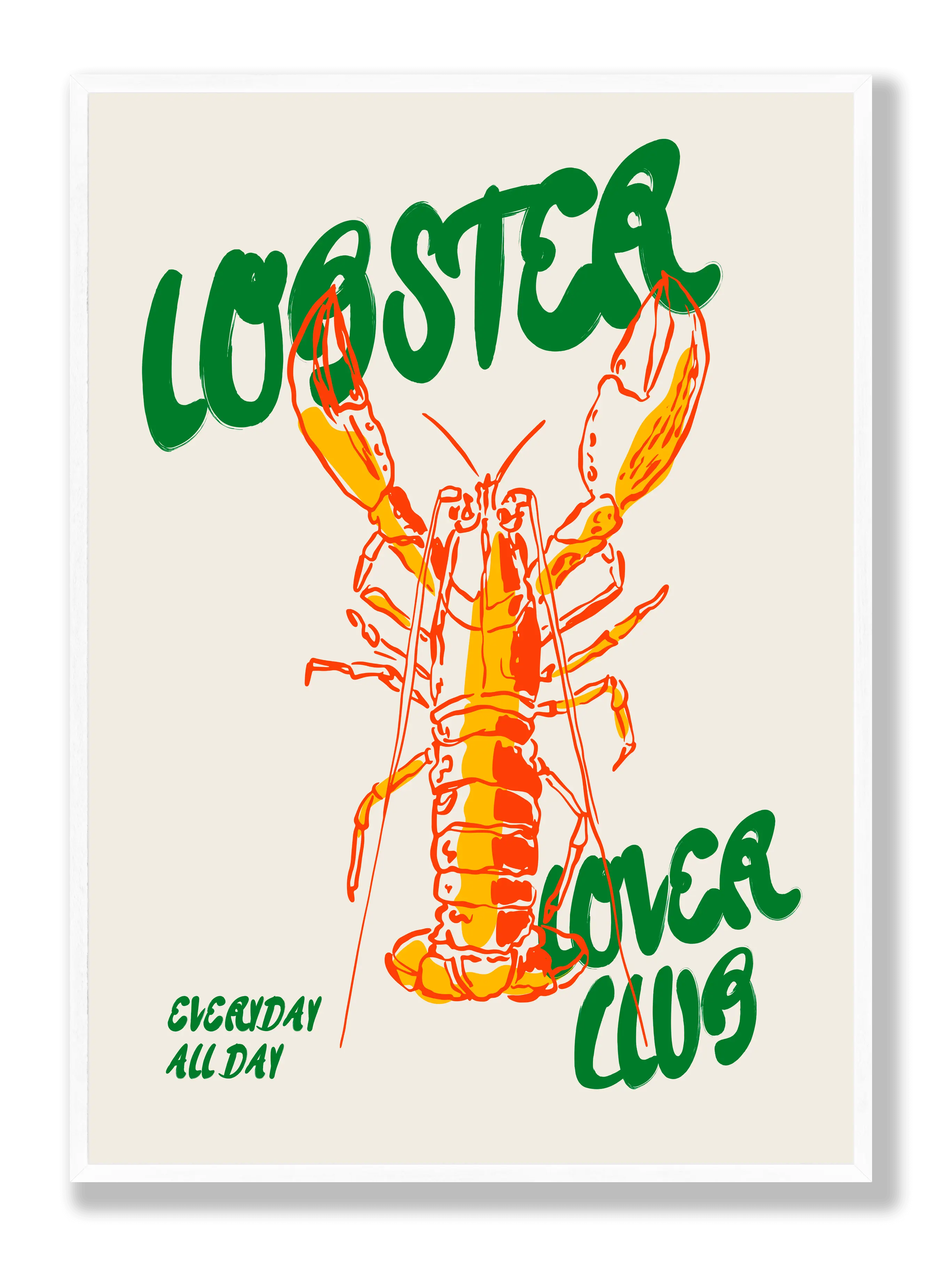 Lobster Lover Club Plakat