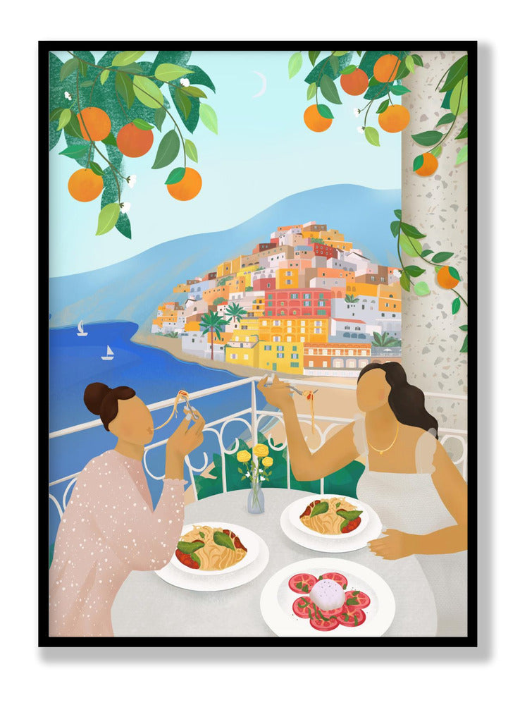 Girls in Positano