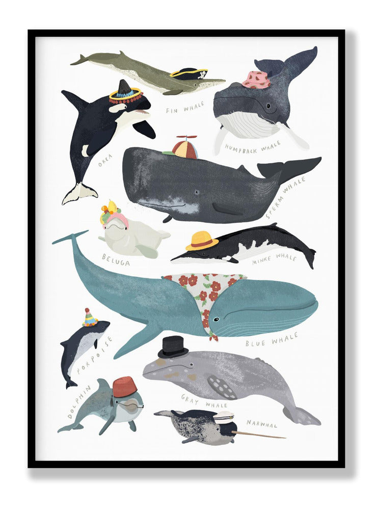 Whales In Hats