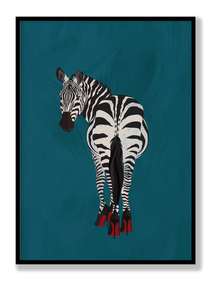 Zebra Heels Plakat