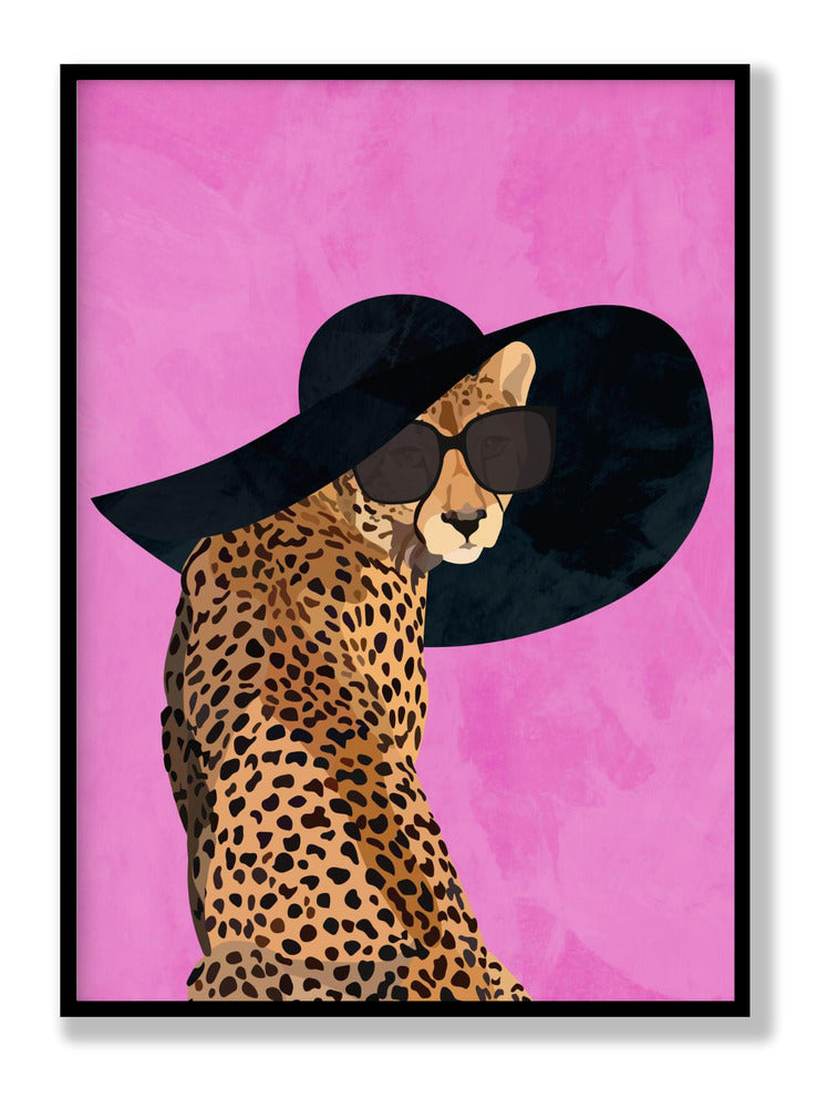 Cheetah Hat Pink