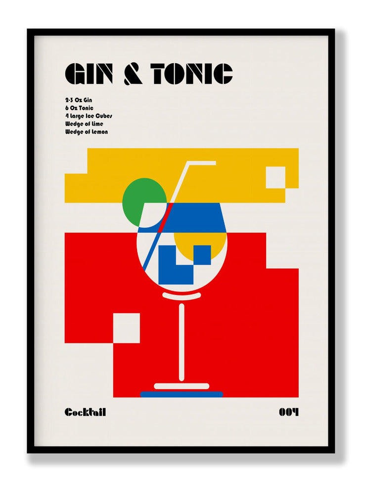 Gin &amp; Tonic Bauhaus Cocktail