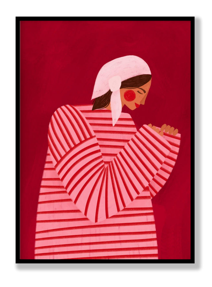 The Woman With the Red Stripes