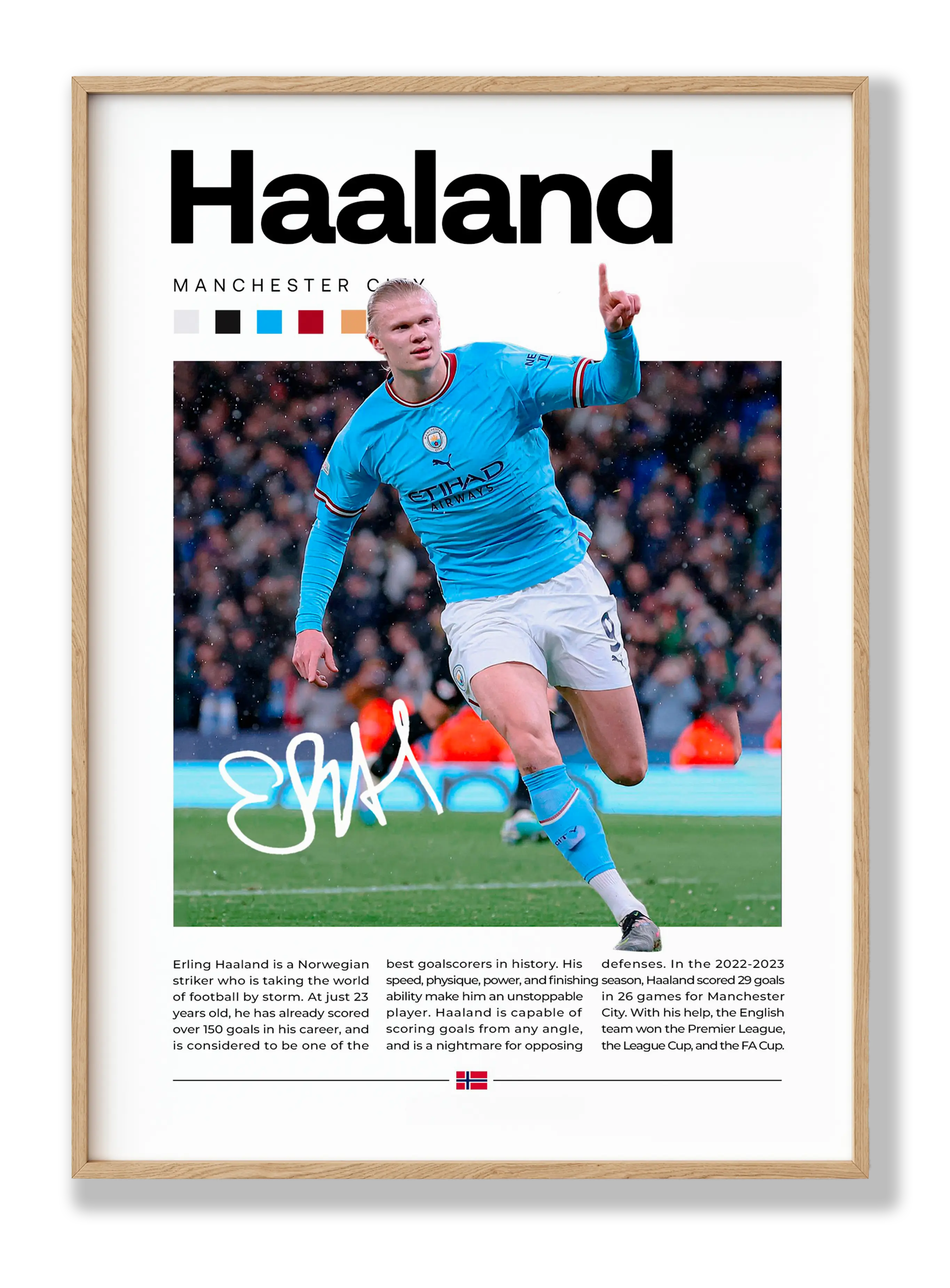 Erling Haaland Plakat