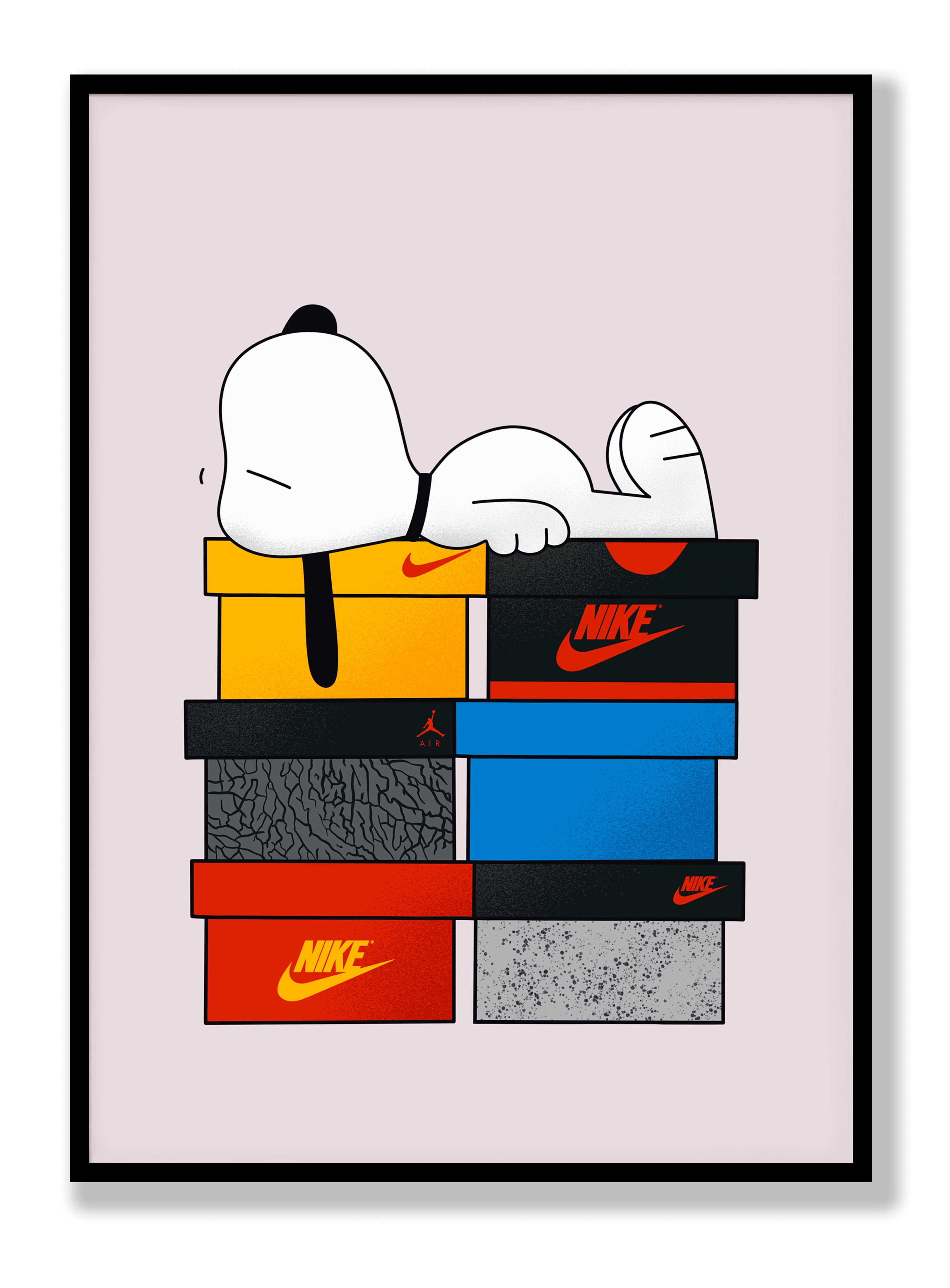 Sneaker Bed Plakat