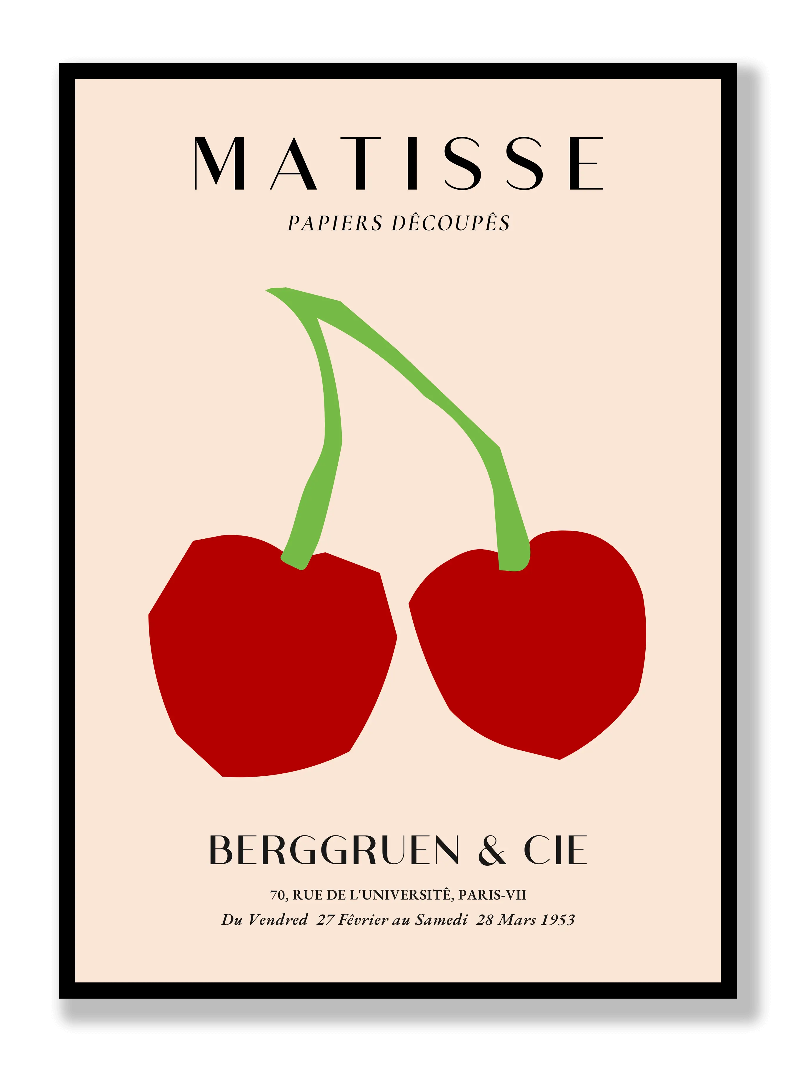 Henri Matisse -  Berggruen & Cie Plakat