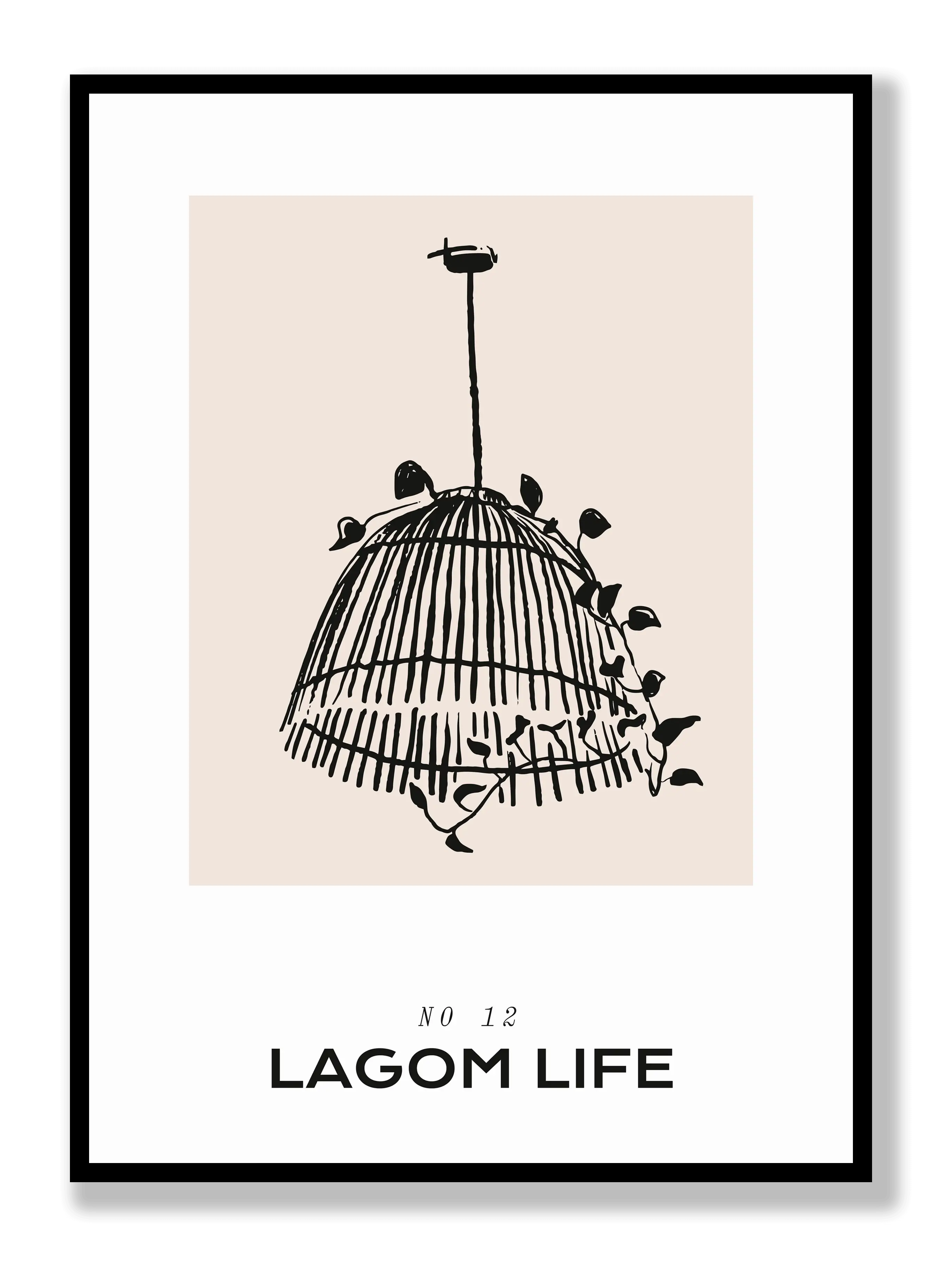 Lagom Life Plakat