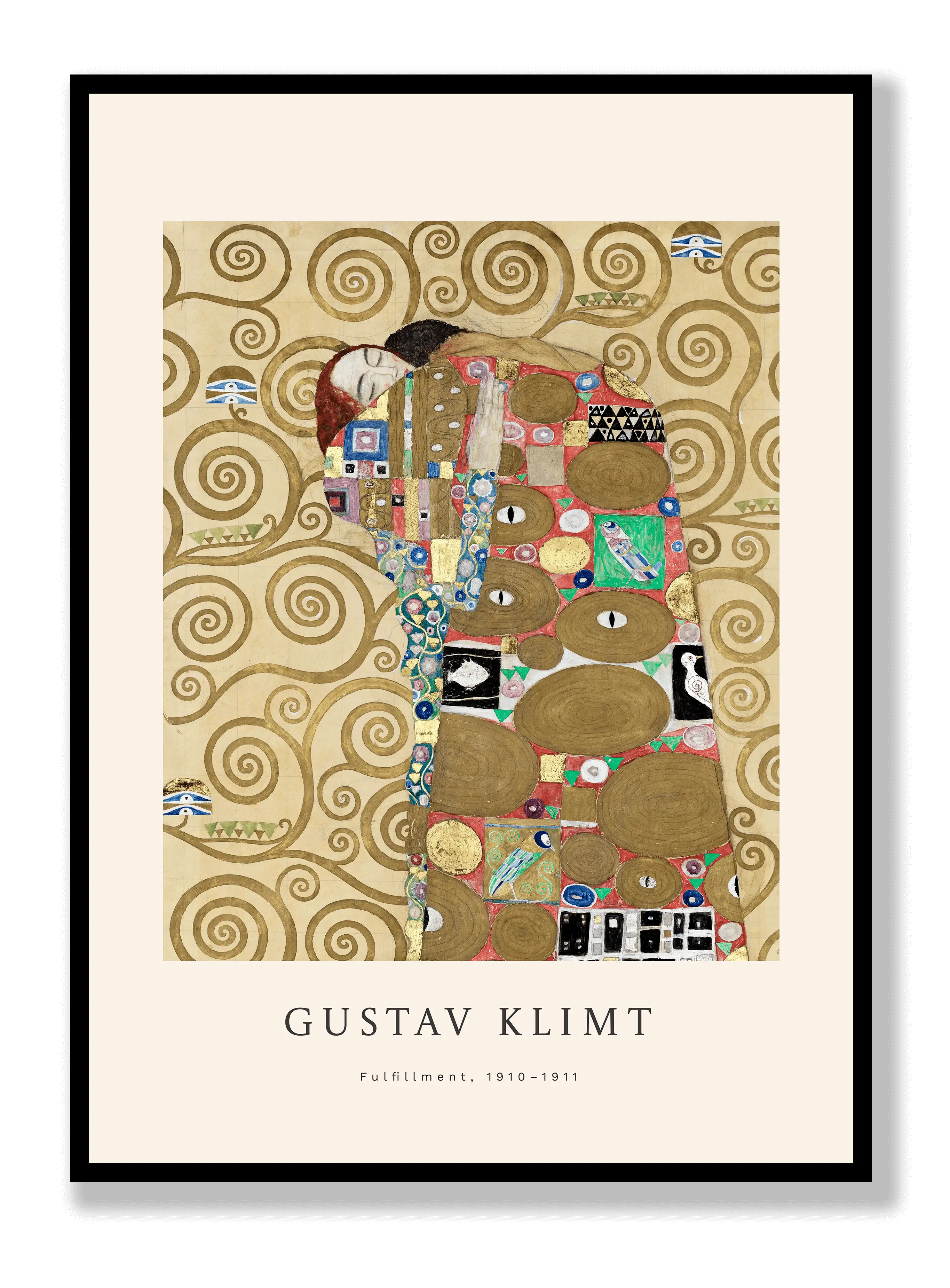 Gustav Klimt - Fulfillment Plakat