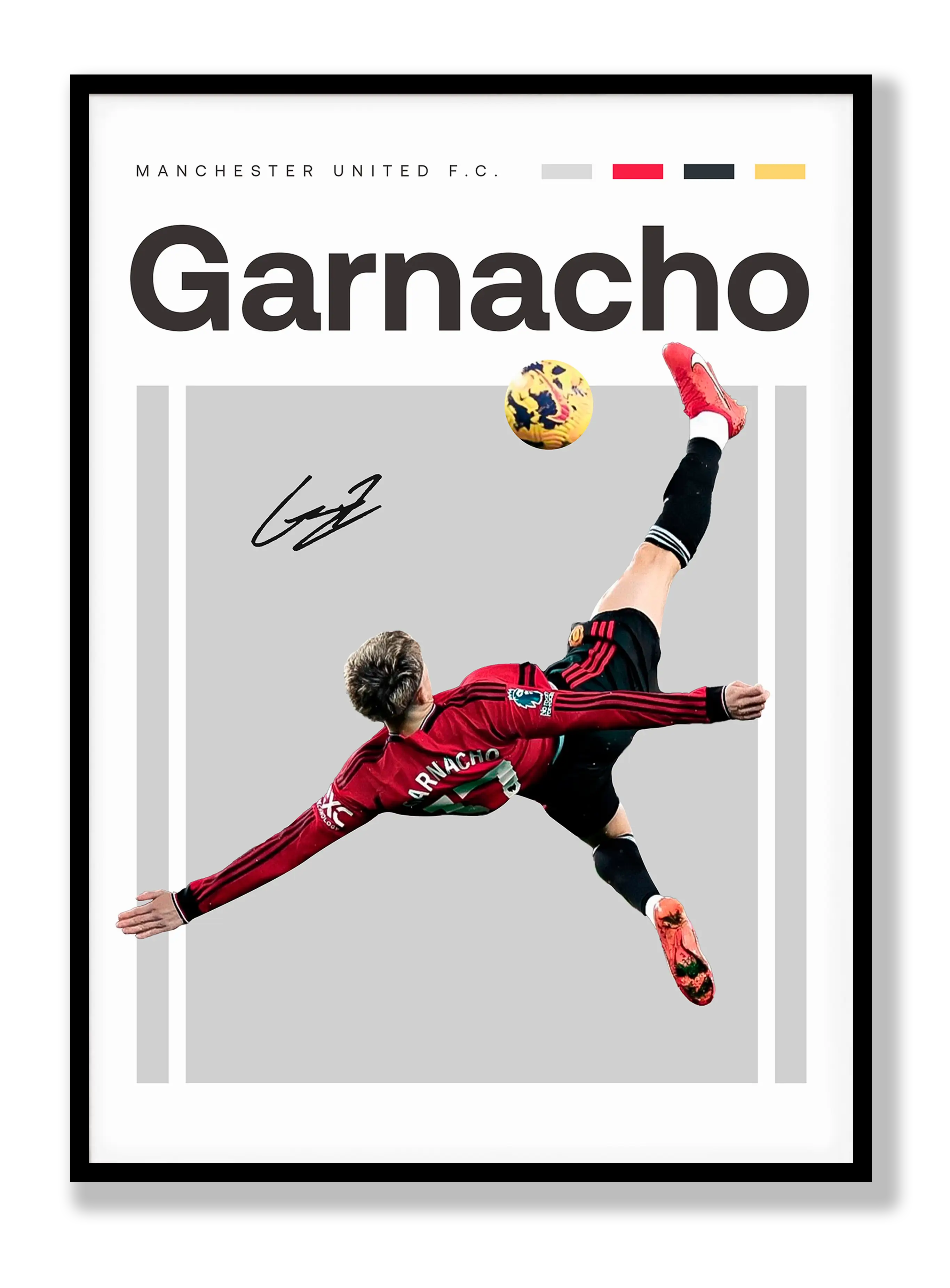 Alejandro Garnacho No. 2 Plakat