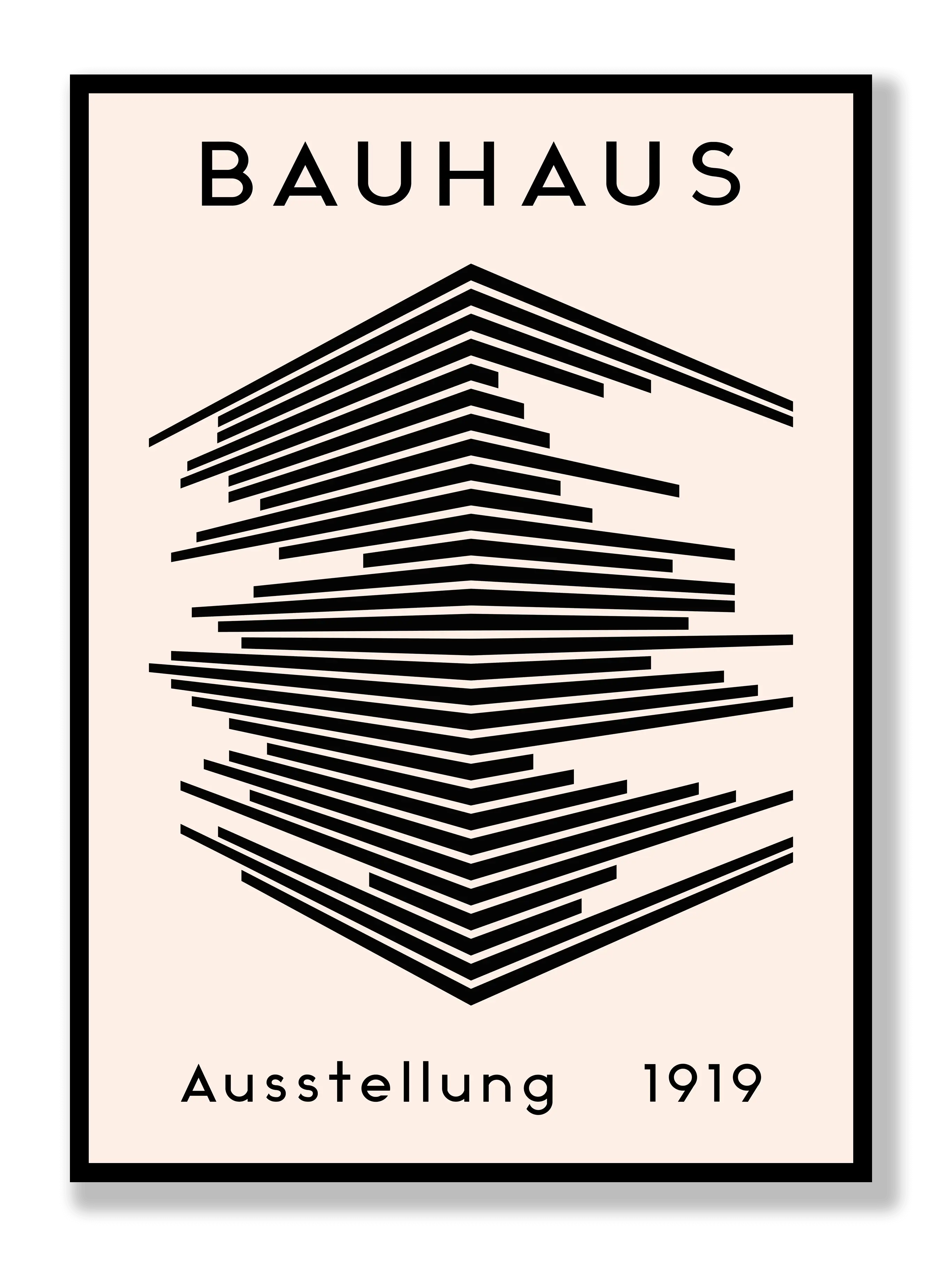 Bauhaus 1919 Stripes Plakat