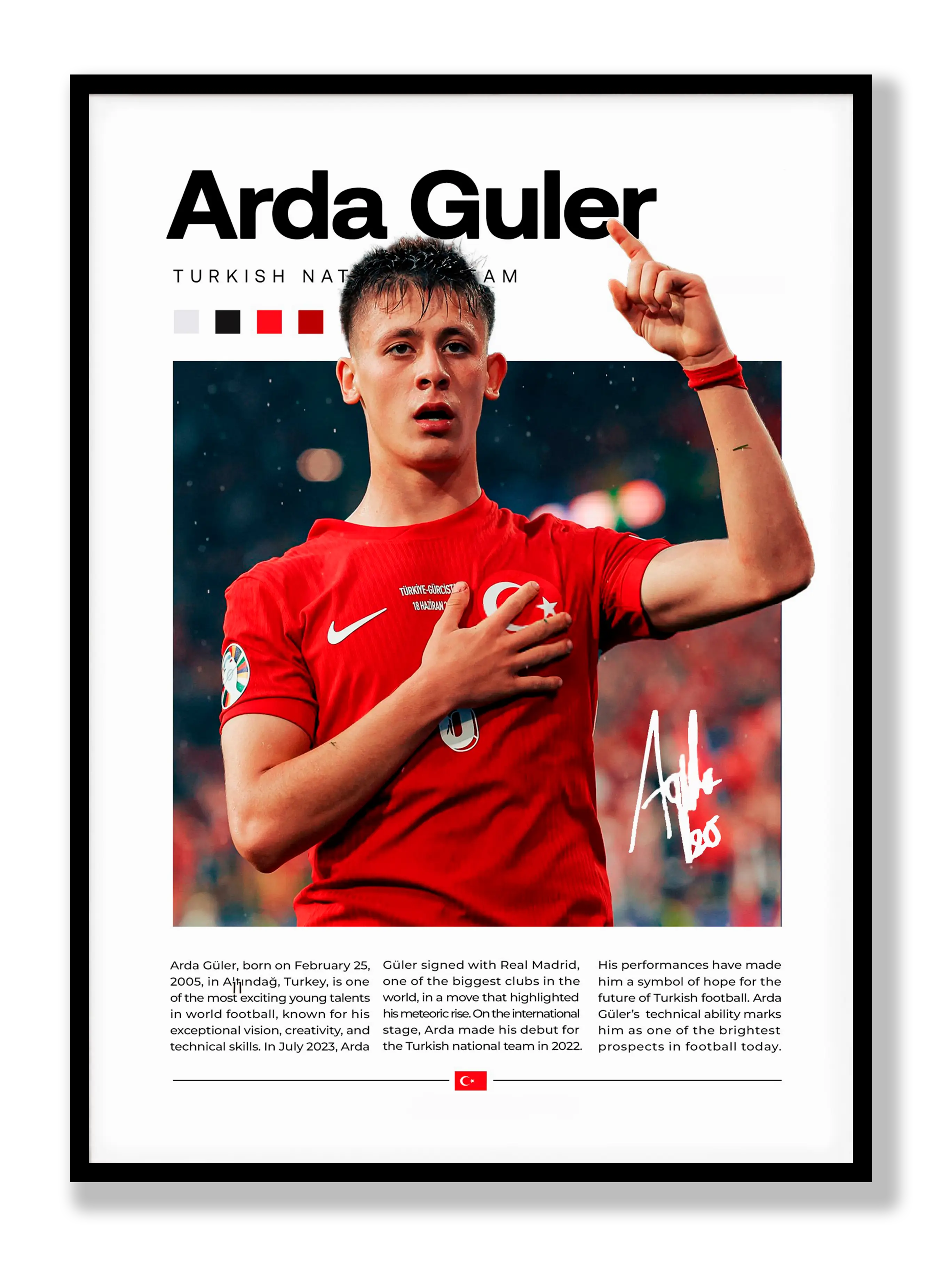 Arda Güler Plakat