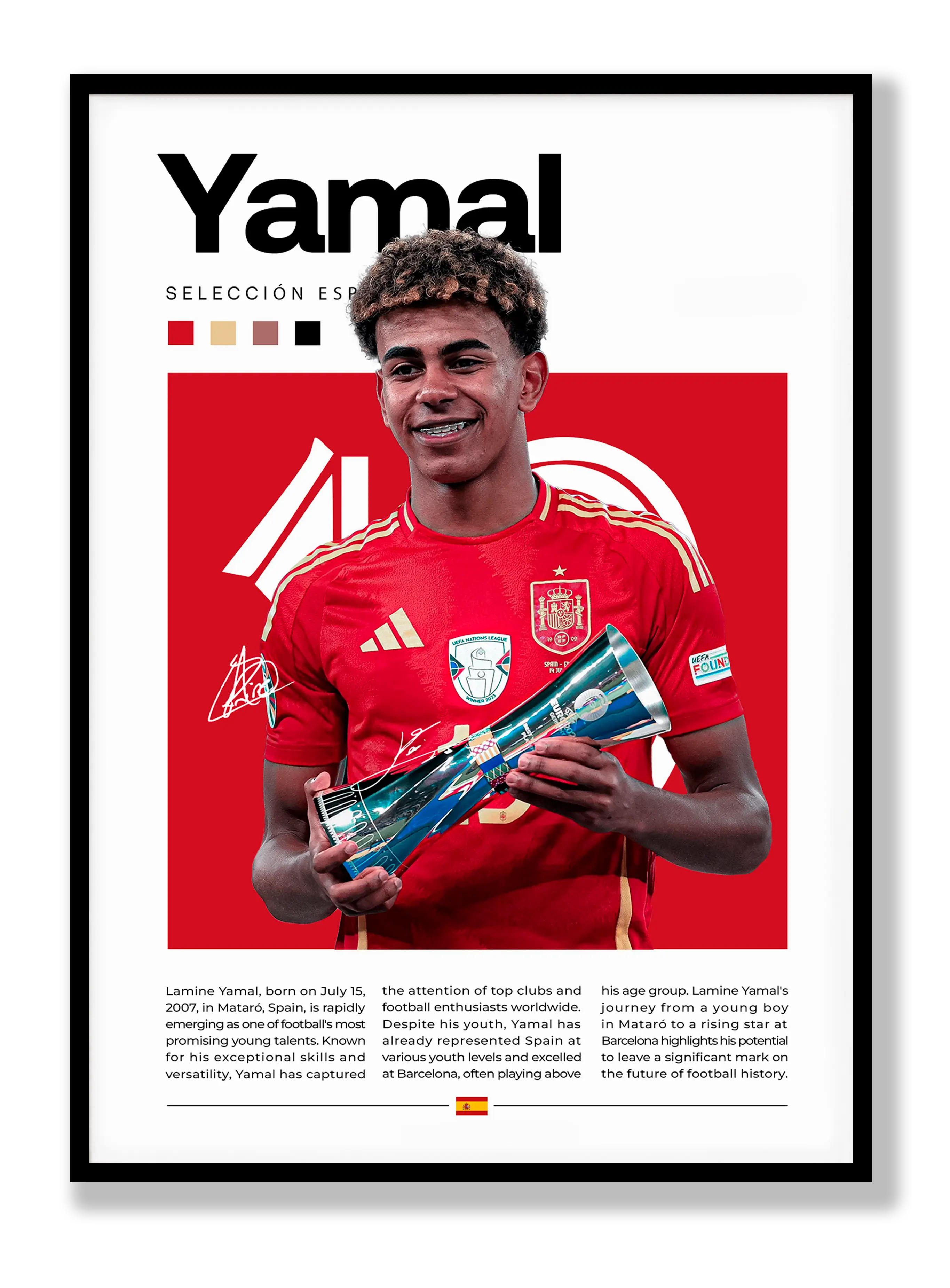 Lamine Yamal No. 2 Plakat