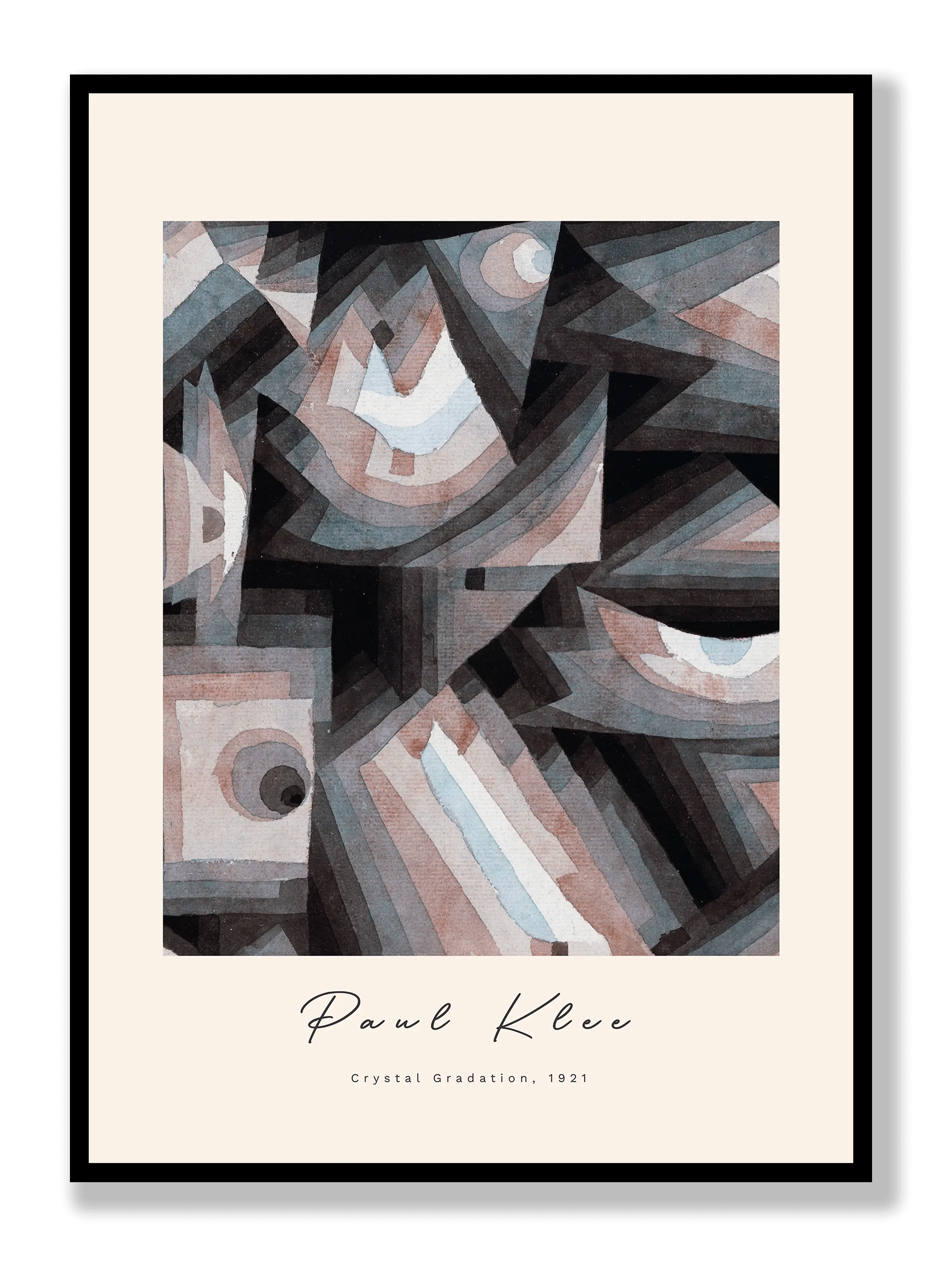 Paul Klee - Crystal Gradiation Plakat