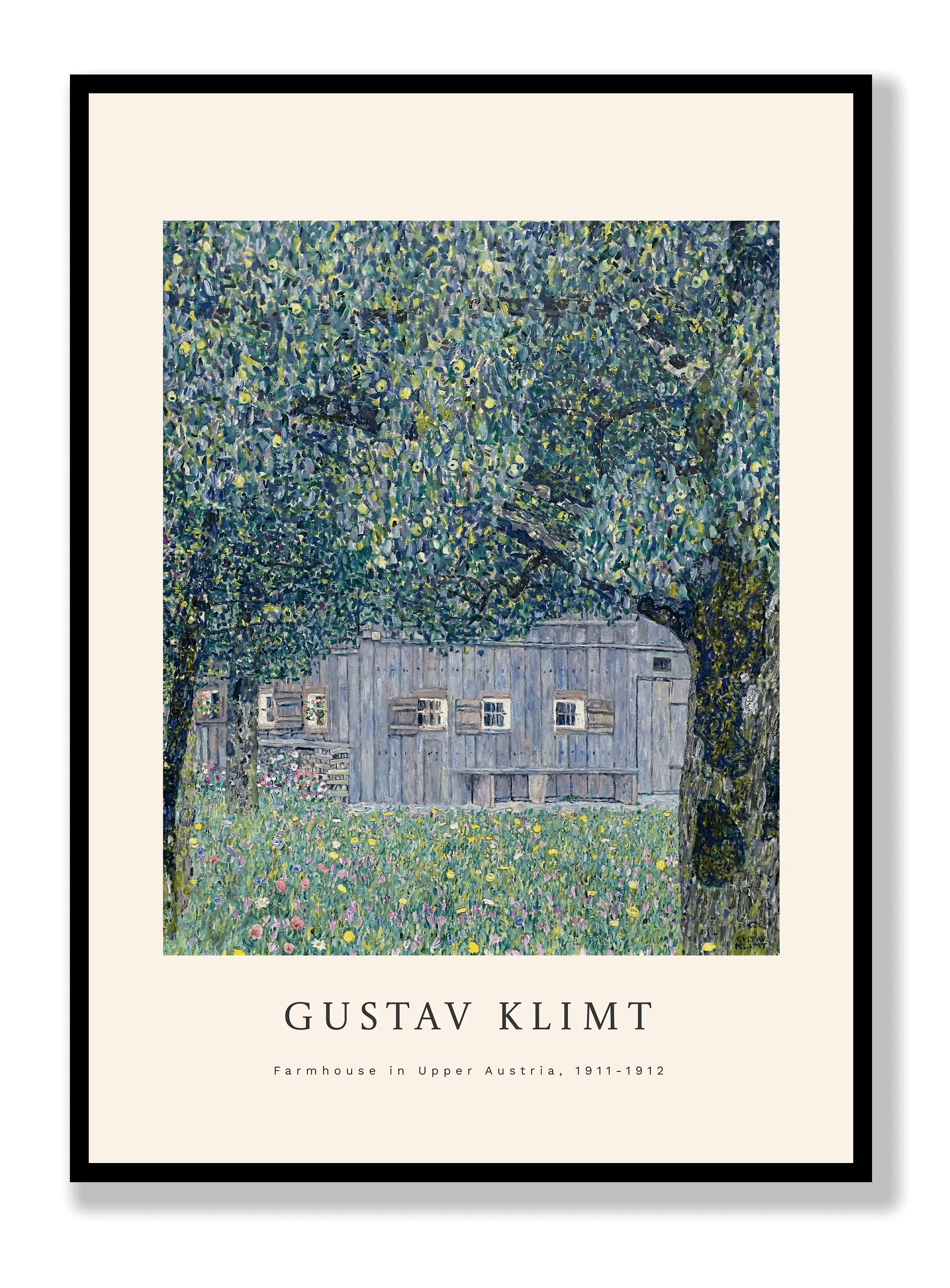 Gustav Klimt - Farmhouse In Upper Austria Plakat