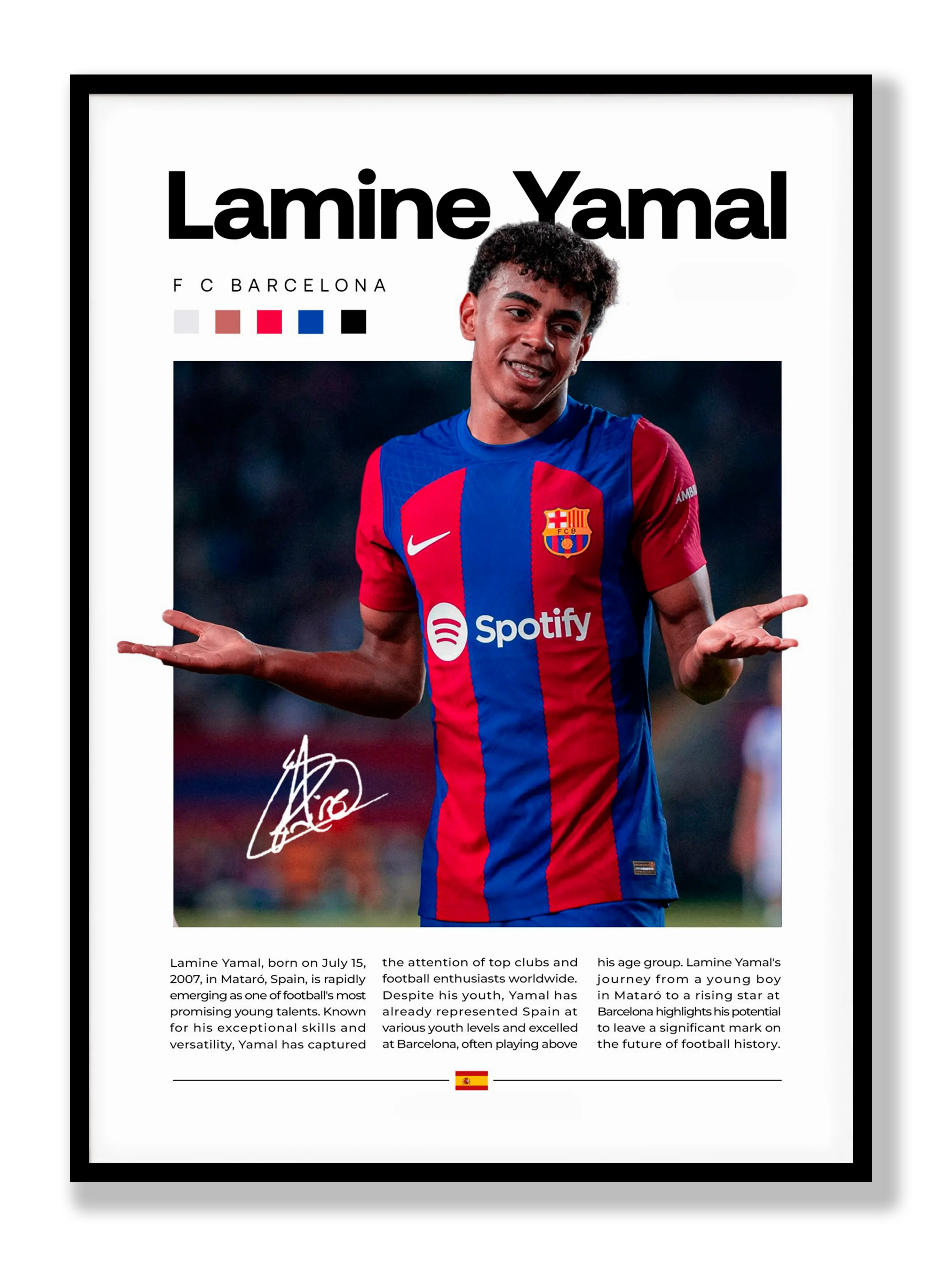 Lamine Yamal Plakat