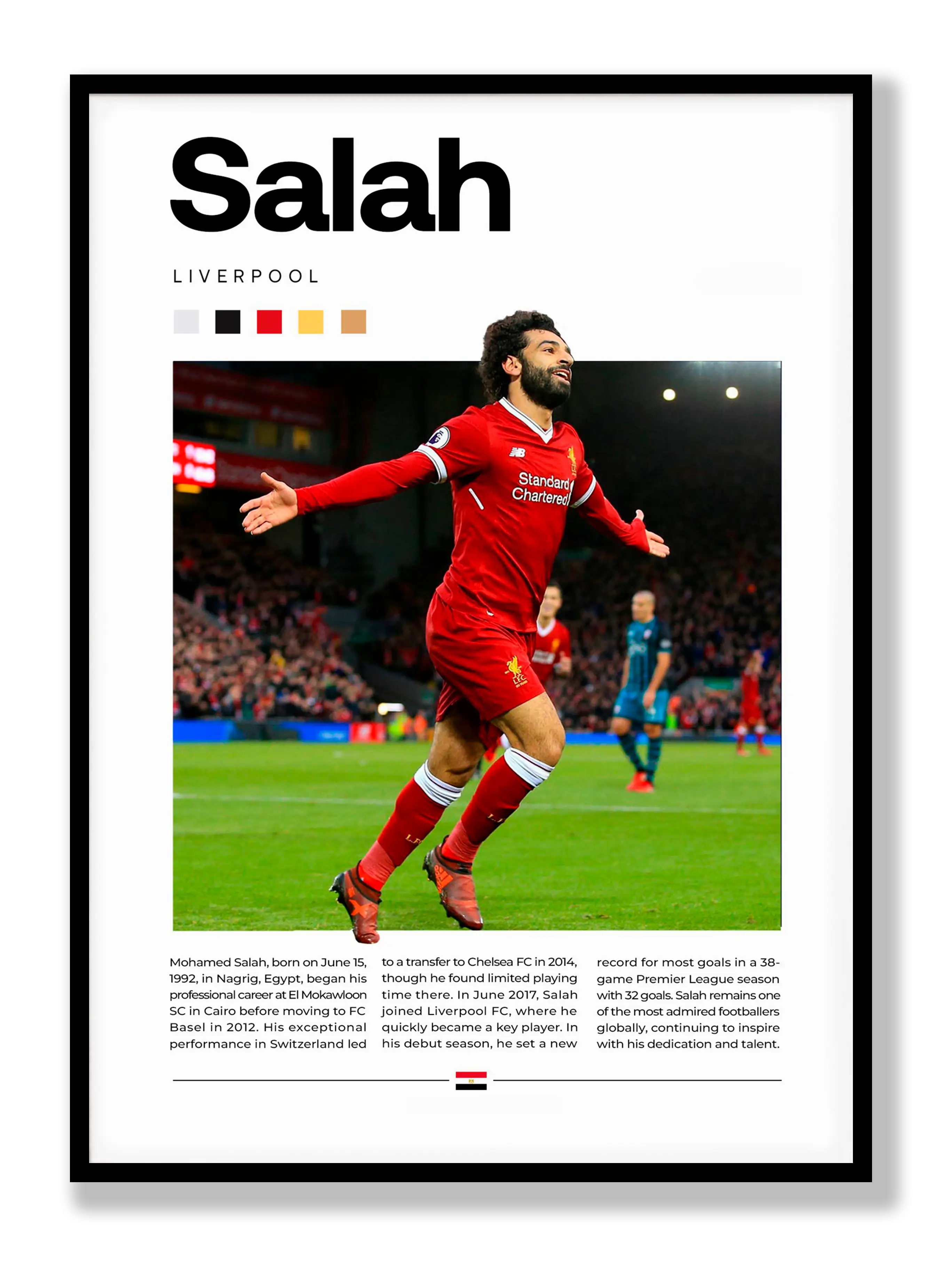 Mohamed Salah Plakat