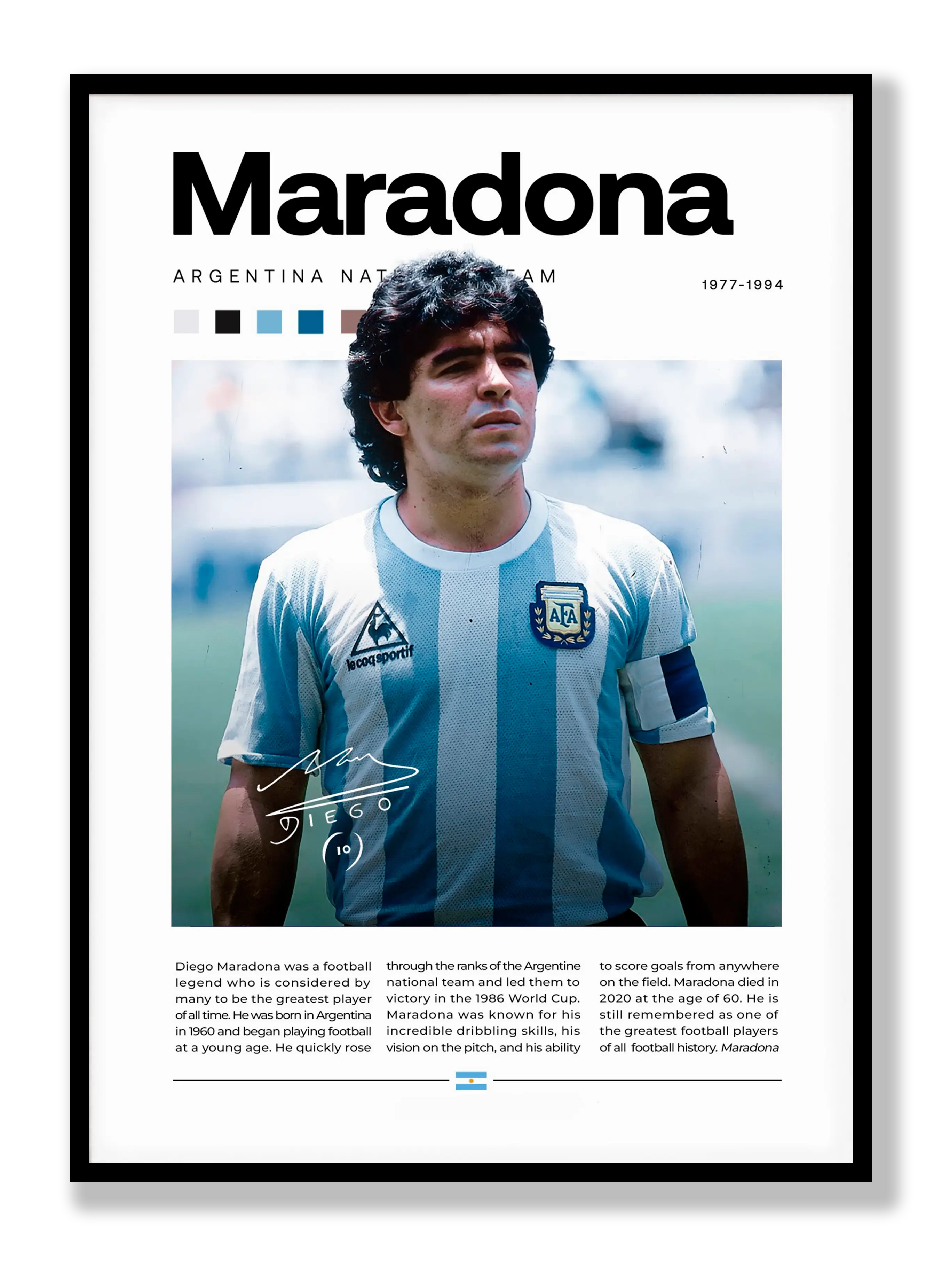 Diego Maradona Plakat