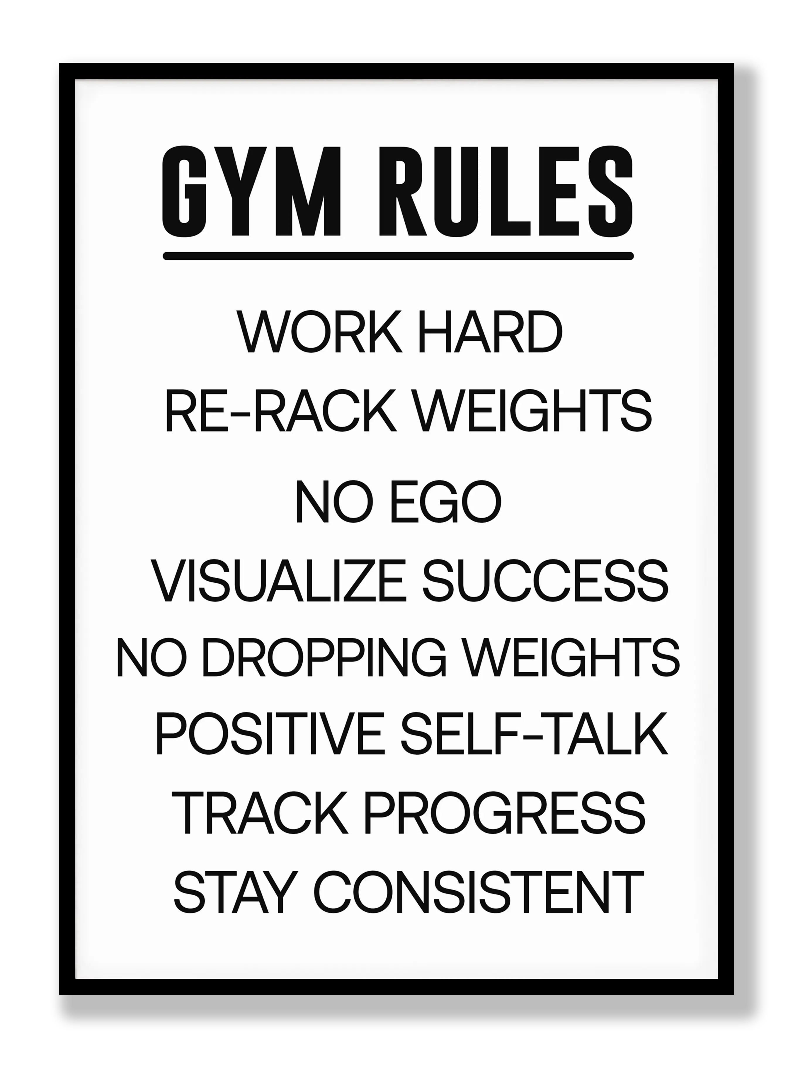 Gym Rules