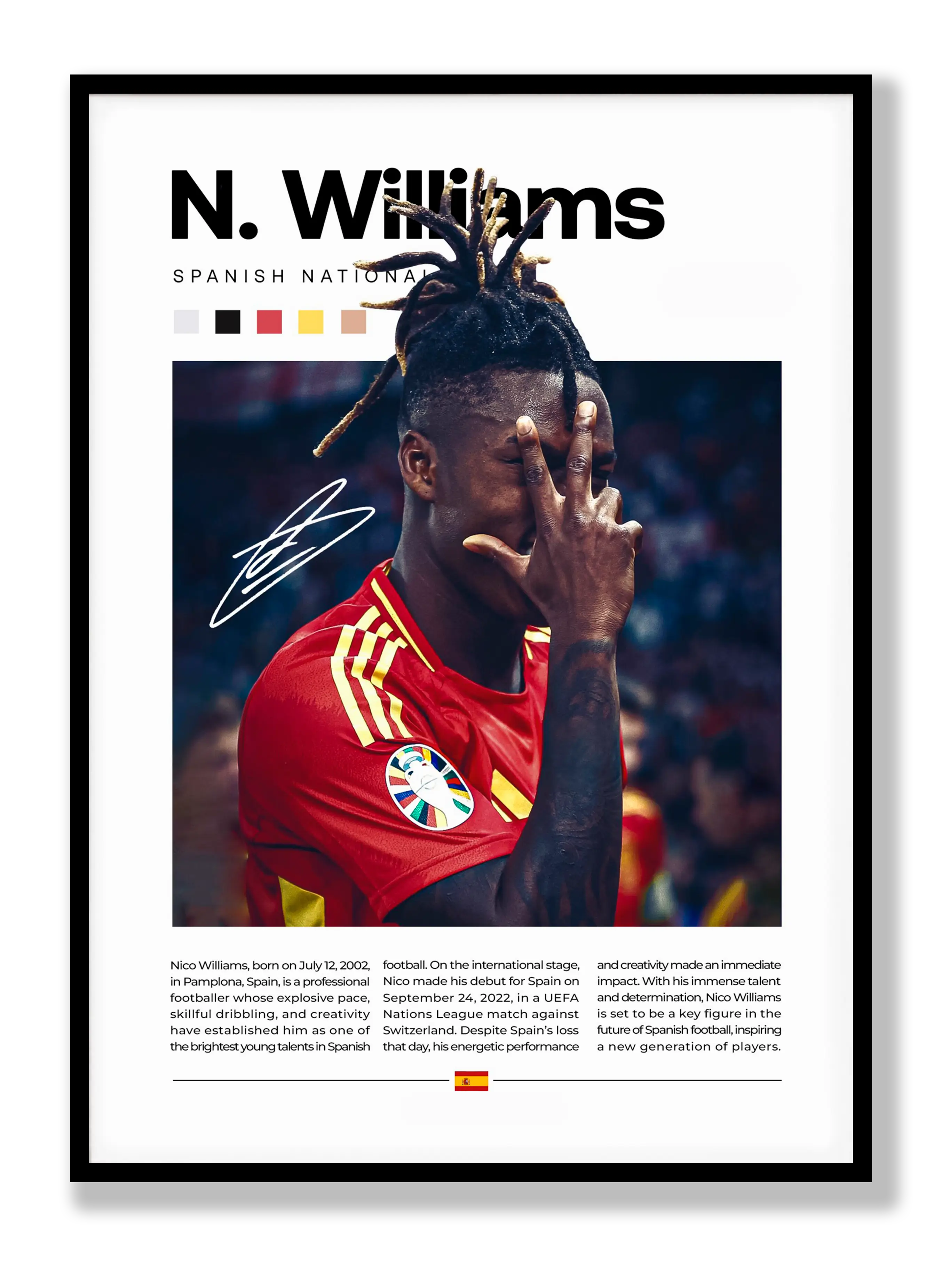 Nico Williams Plakat