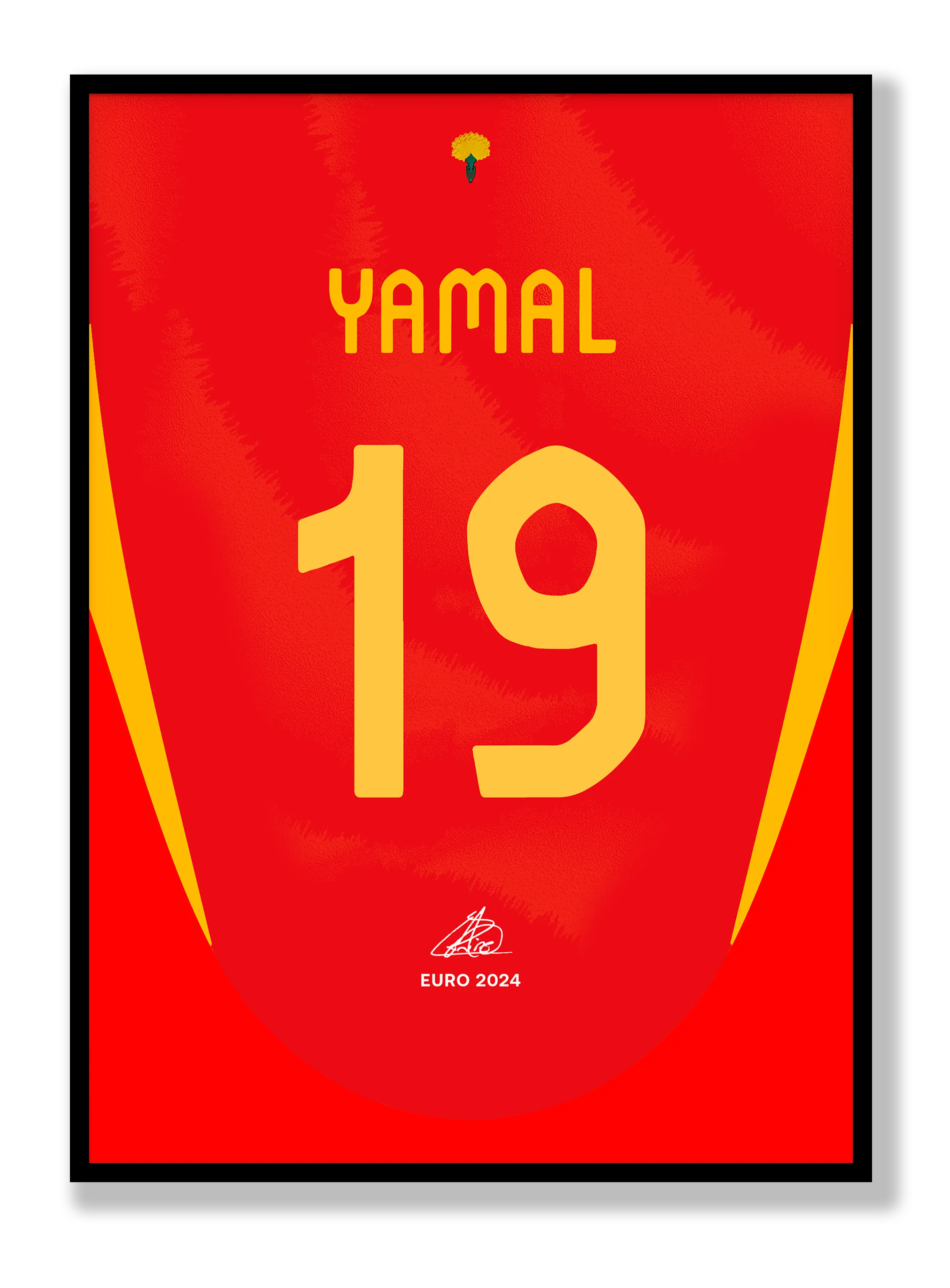 Lamine Yamal Shirt Plakat