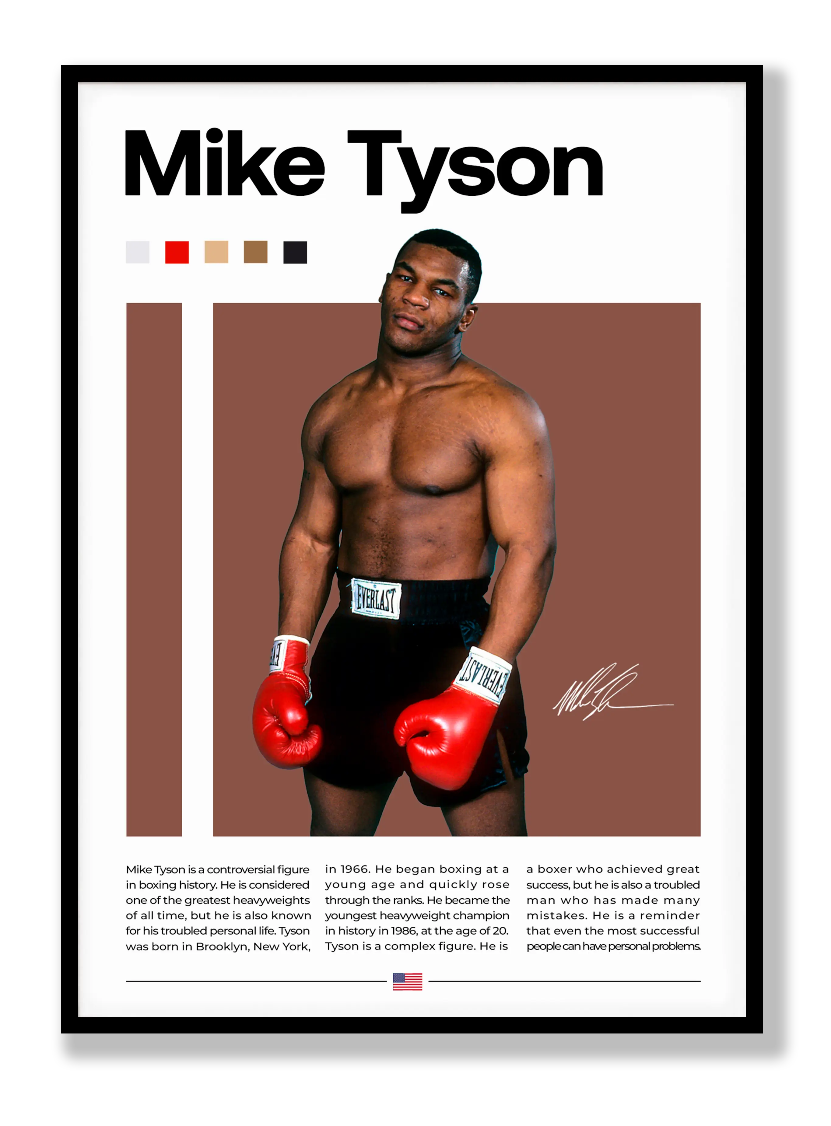 Mike Tyson Plakat