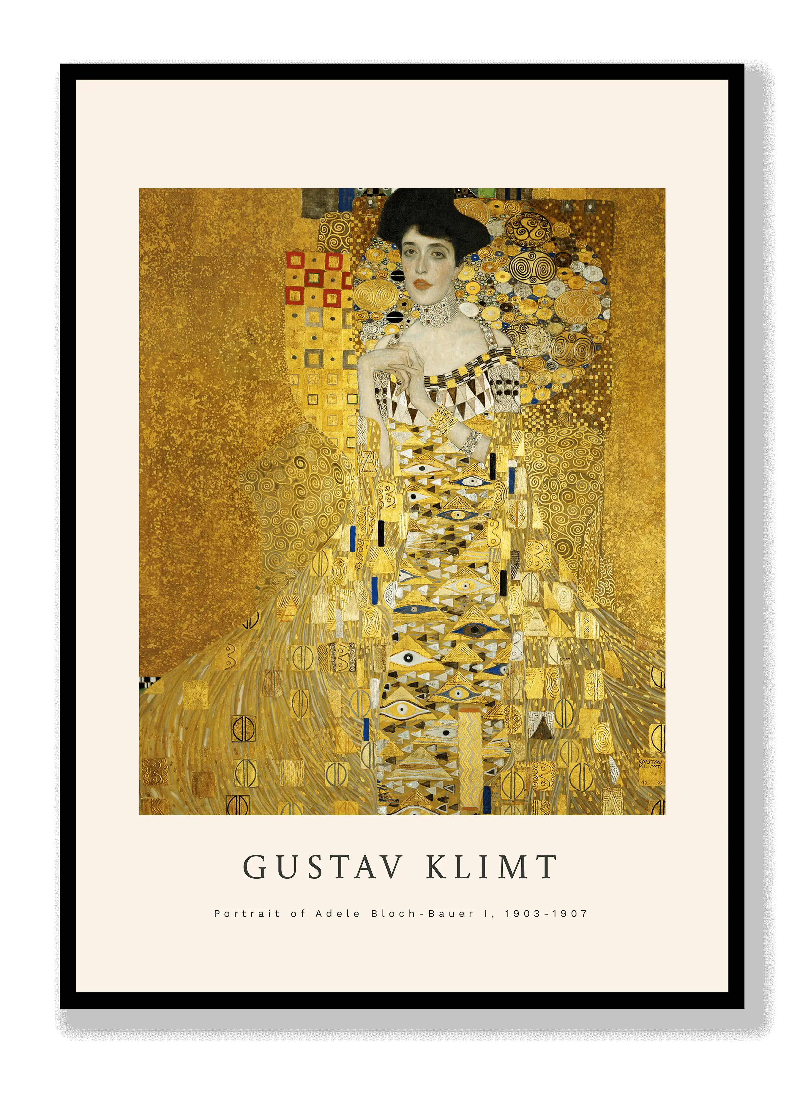 Gustav Klimt - Portrait Of Adele Bloch-Bauer Plakat