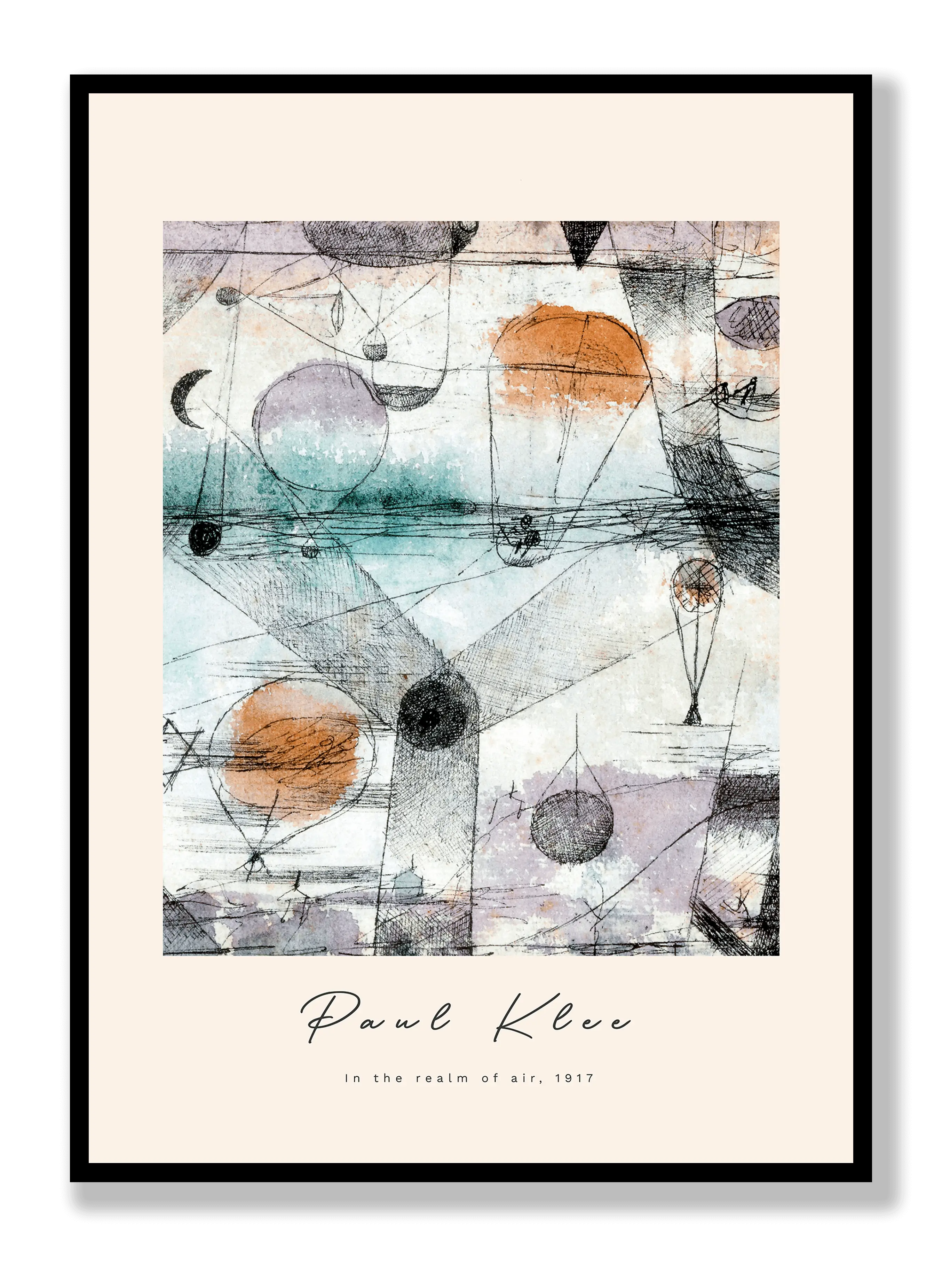 Paul Klee - In The Realm Of Air Plakat