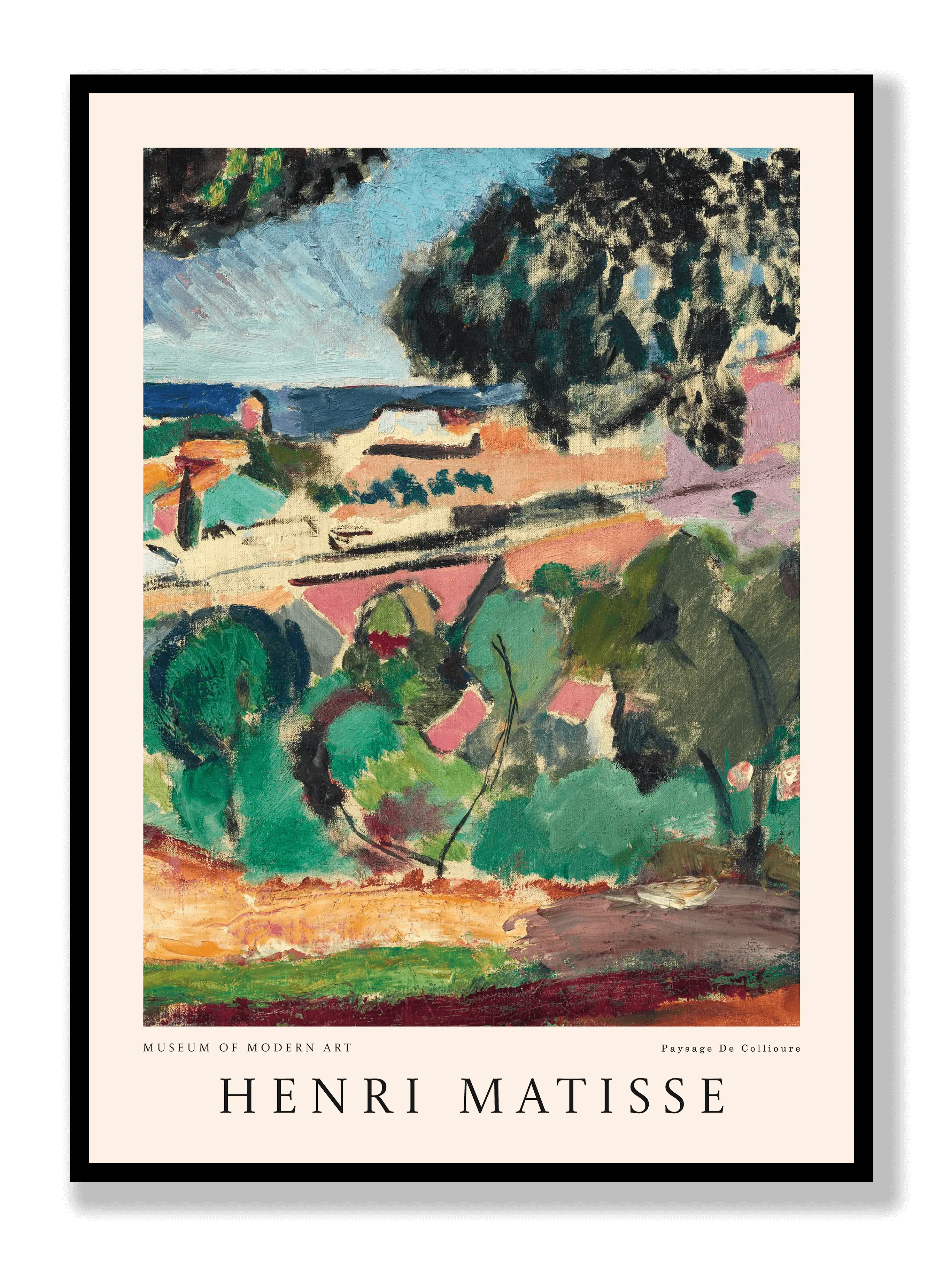 Henri Matisse - Paysage á Collioure Plakat