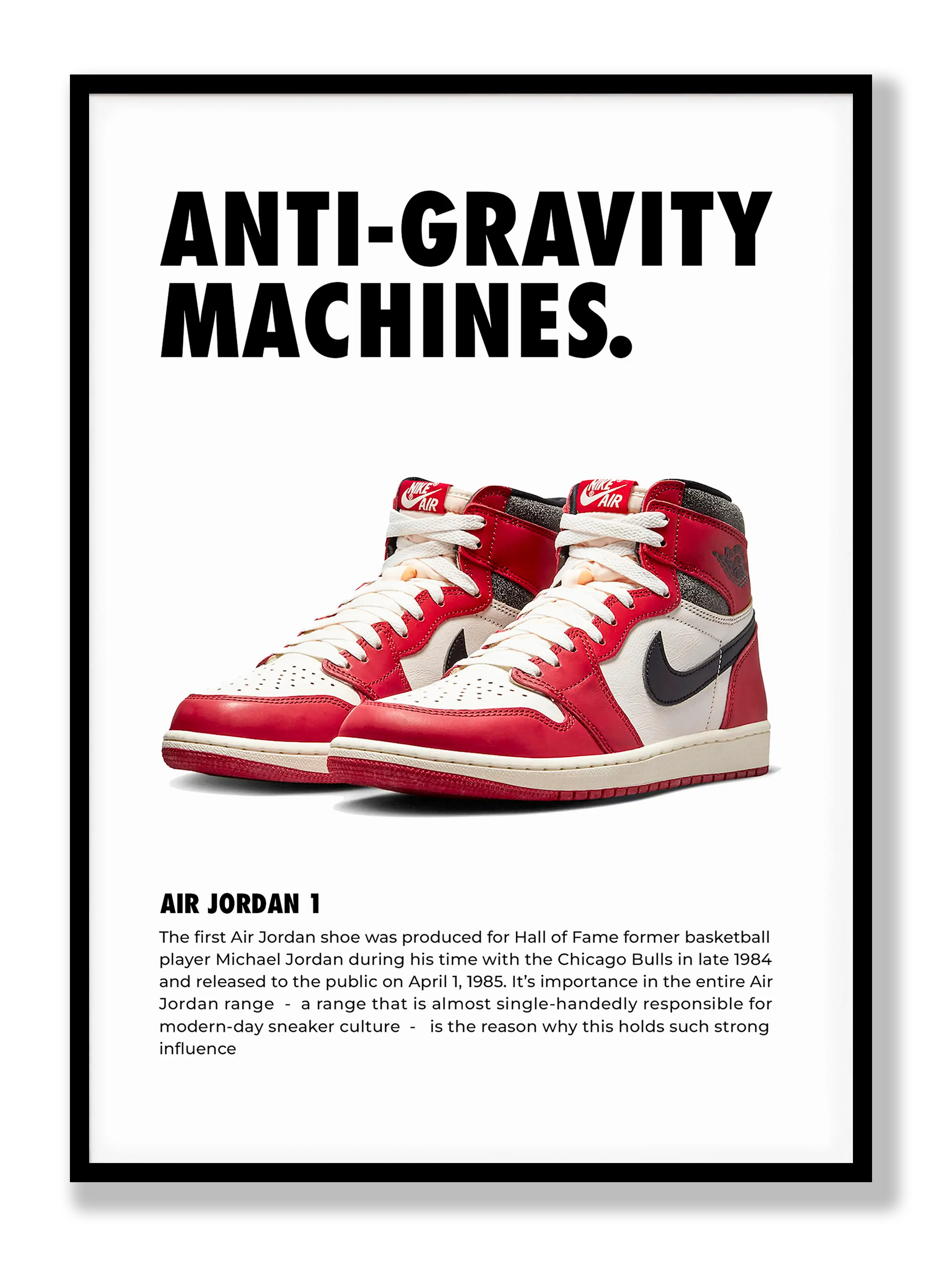 Anti Gravity Sneakers Plakat