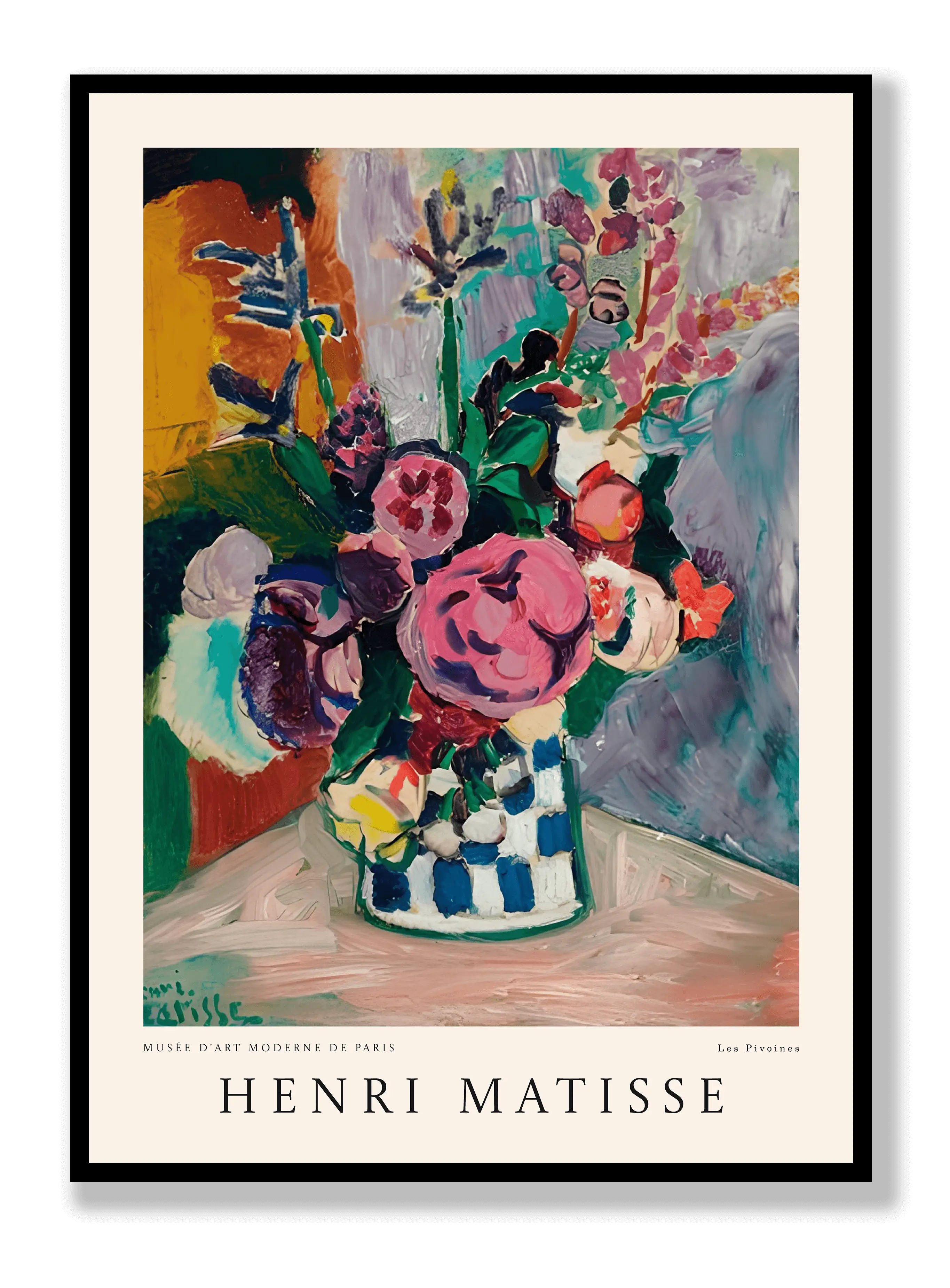 Henri Matisse - Les Pivoines Plakat