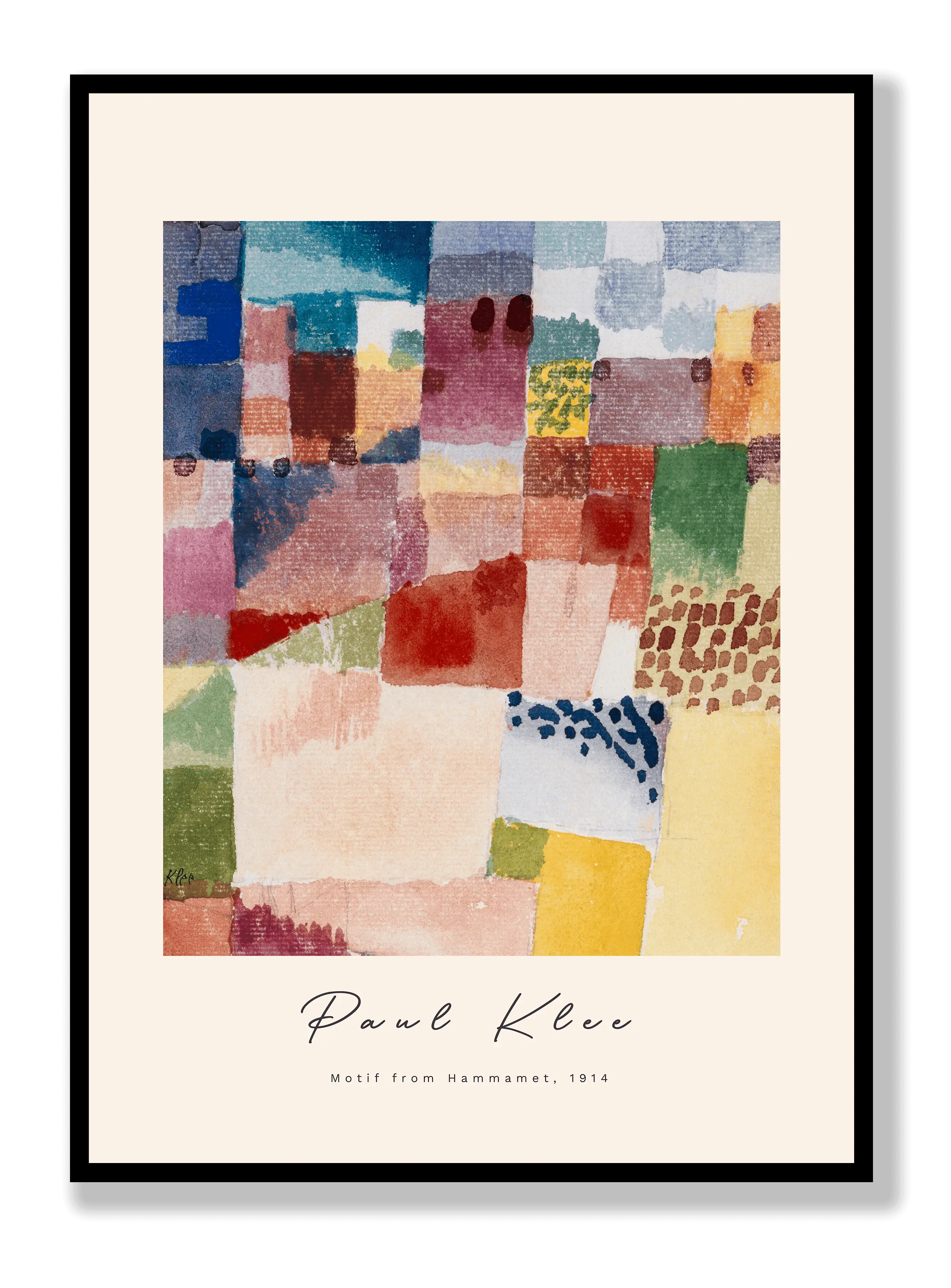 Paul Klee - Motif From Hammamet Plakat