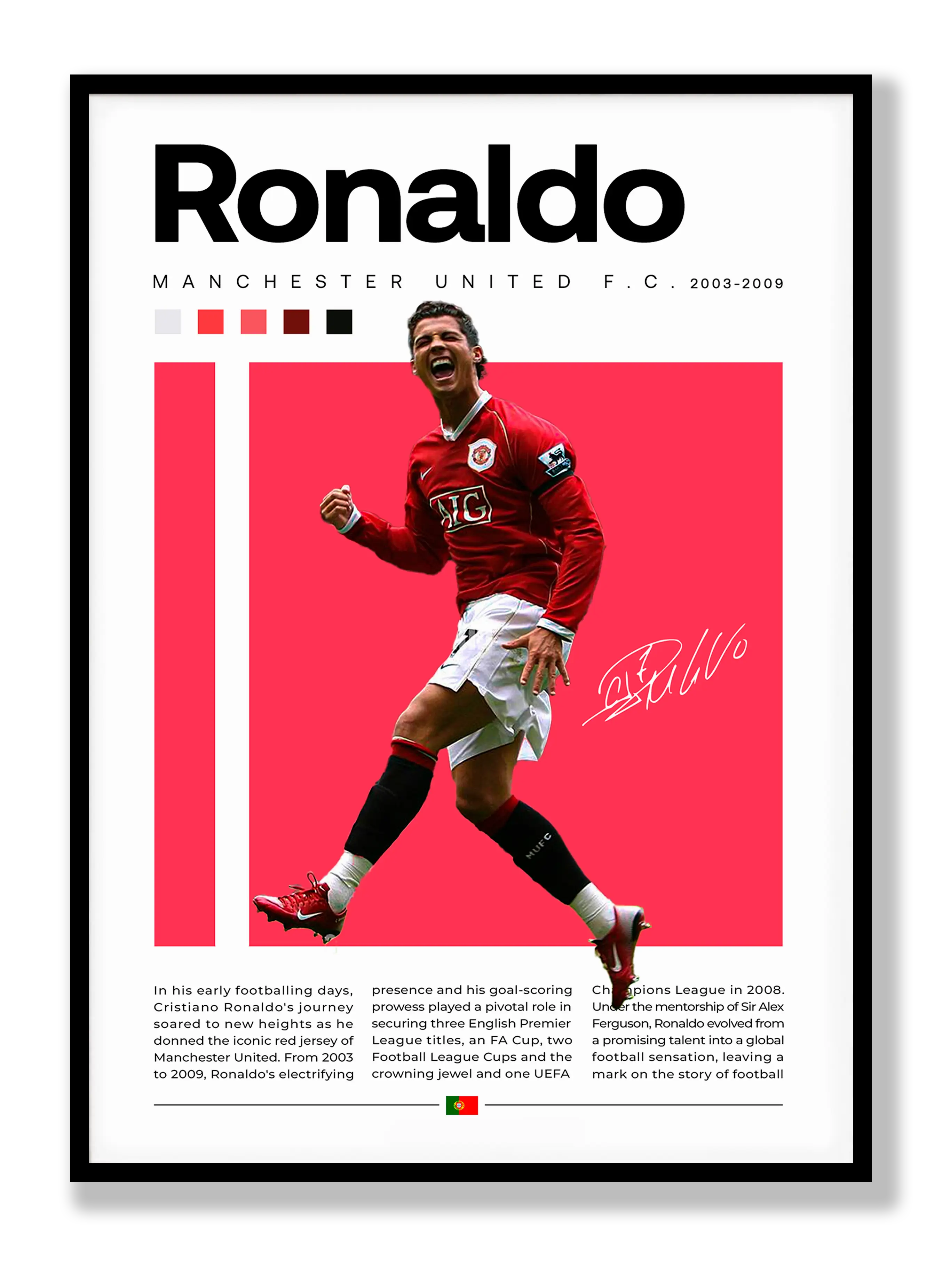 Cristiano Ronaldo No. 7 Plakat