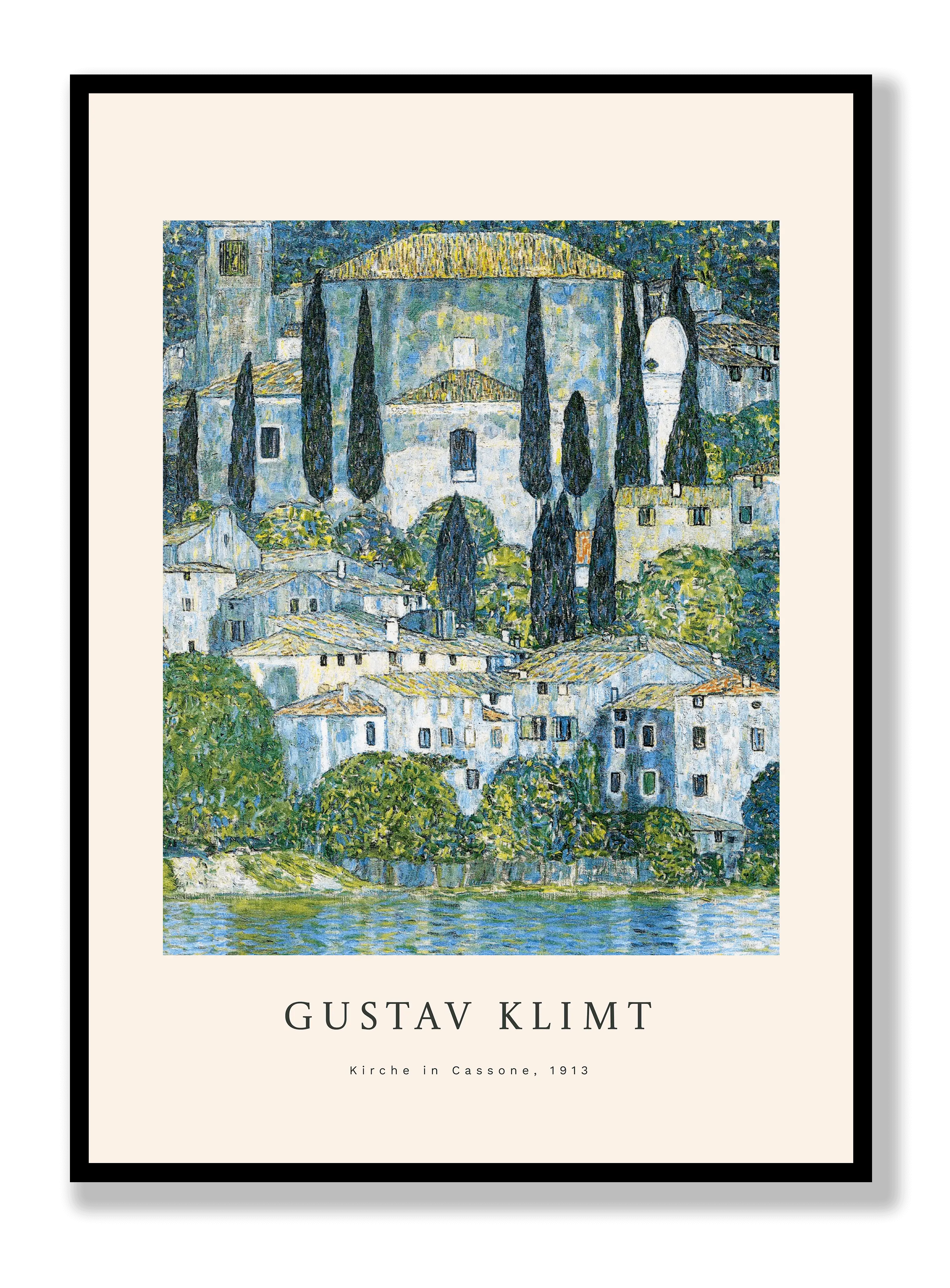 Gustav Klimt - Kirche In Cassone Plakat