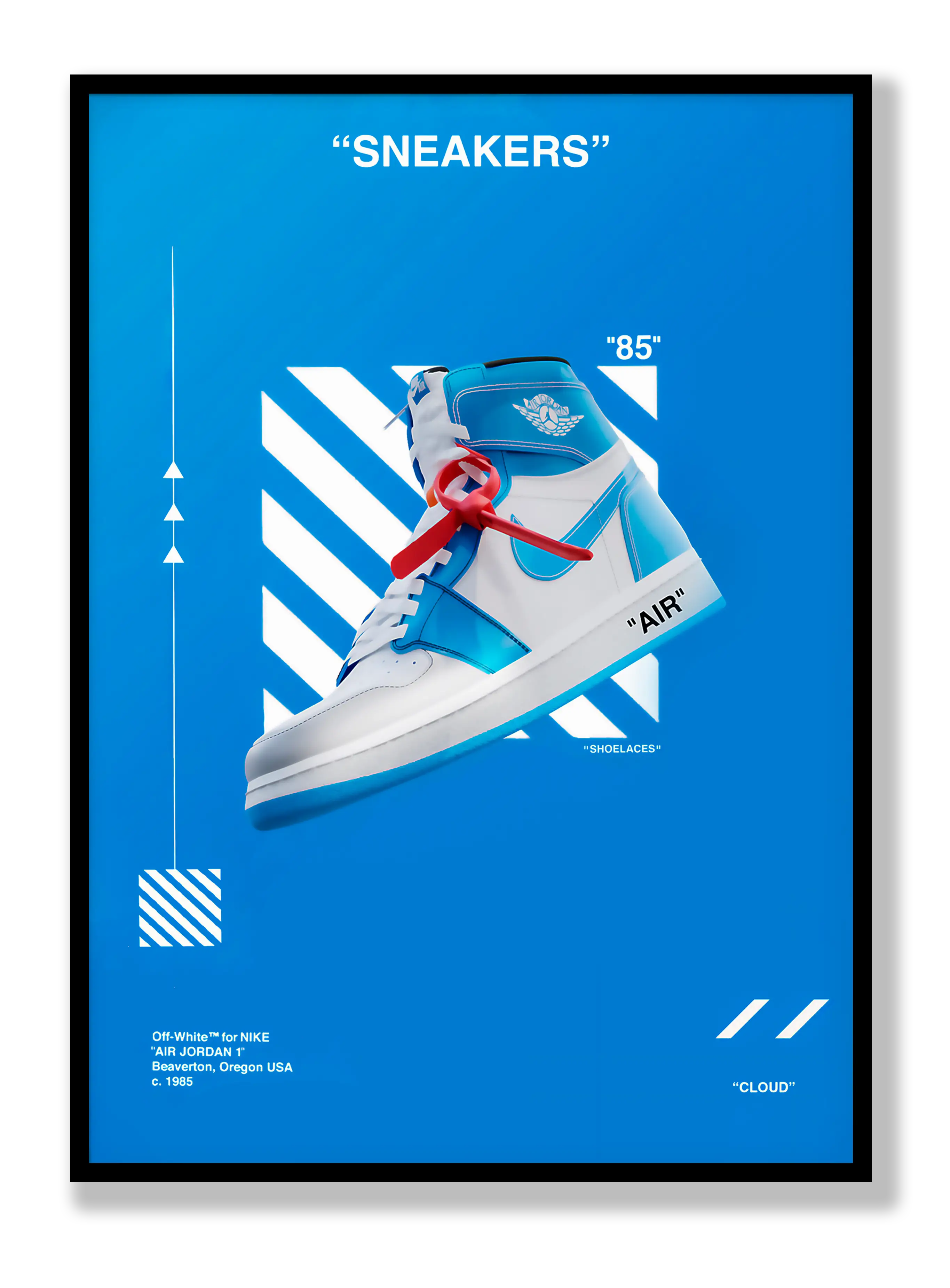 Off-White Sneakers Plakat