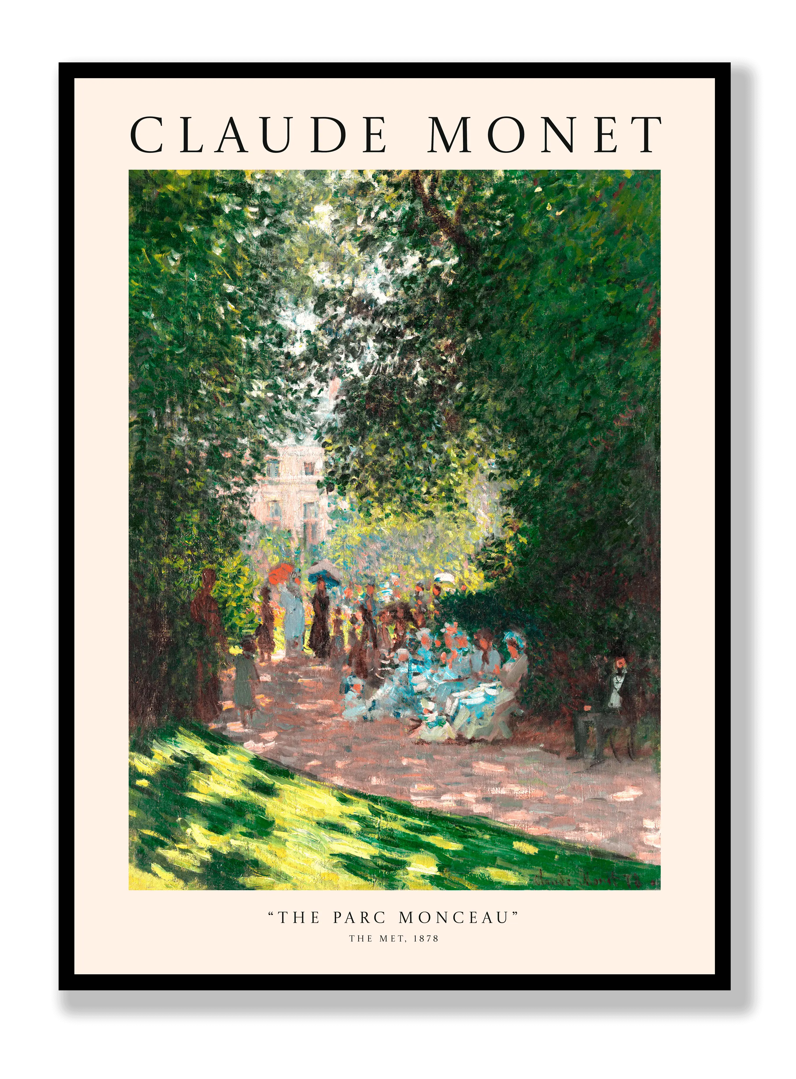 Claude Monet - The Parc Monceau Plakat