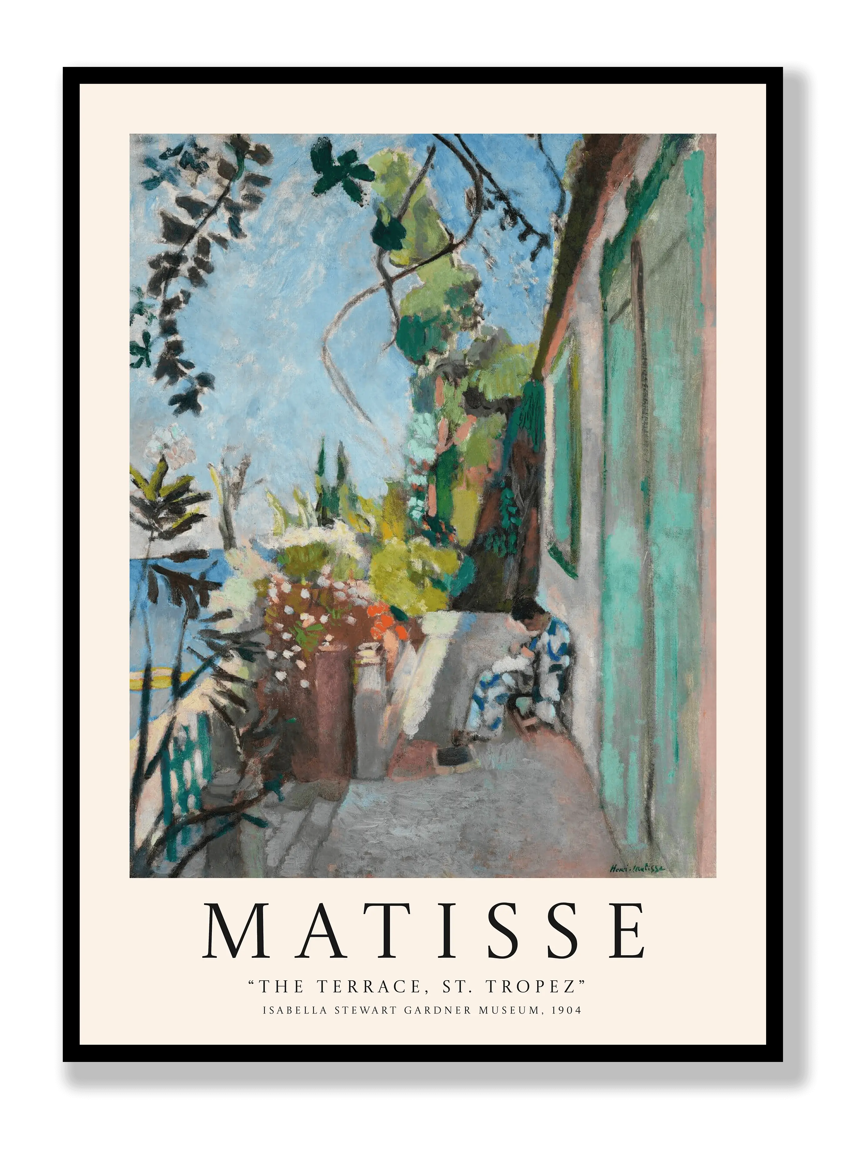 Henri Matisse - The Terrace, St. Tropez Plakat