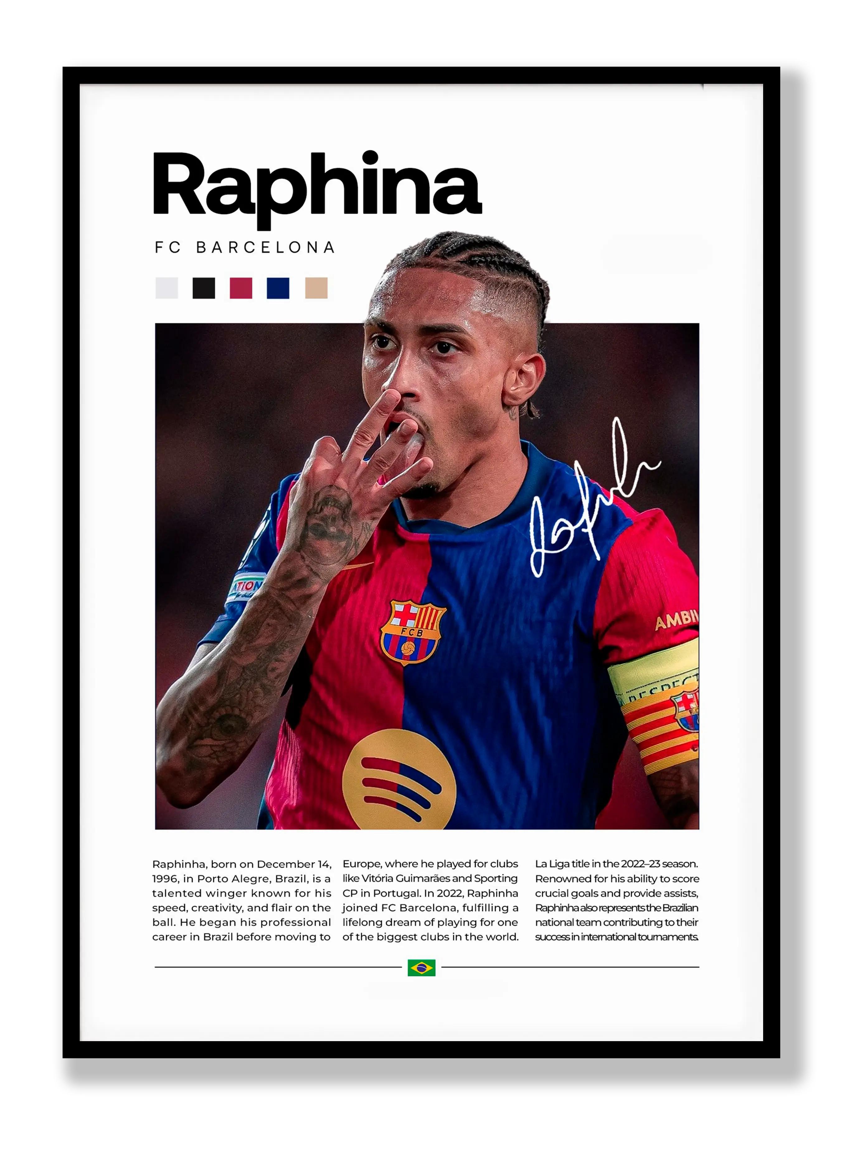 Raphinha Plakat