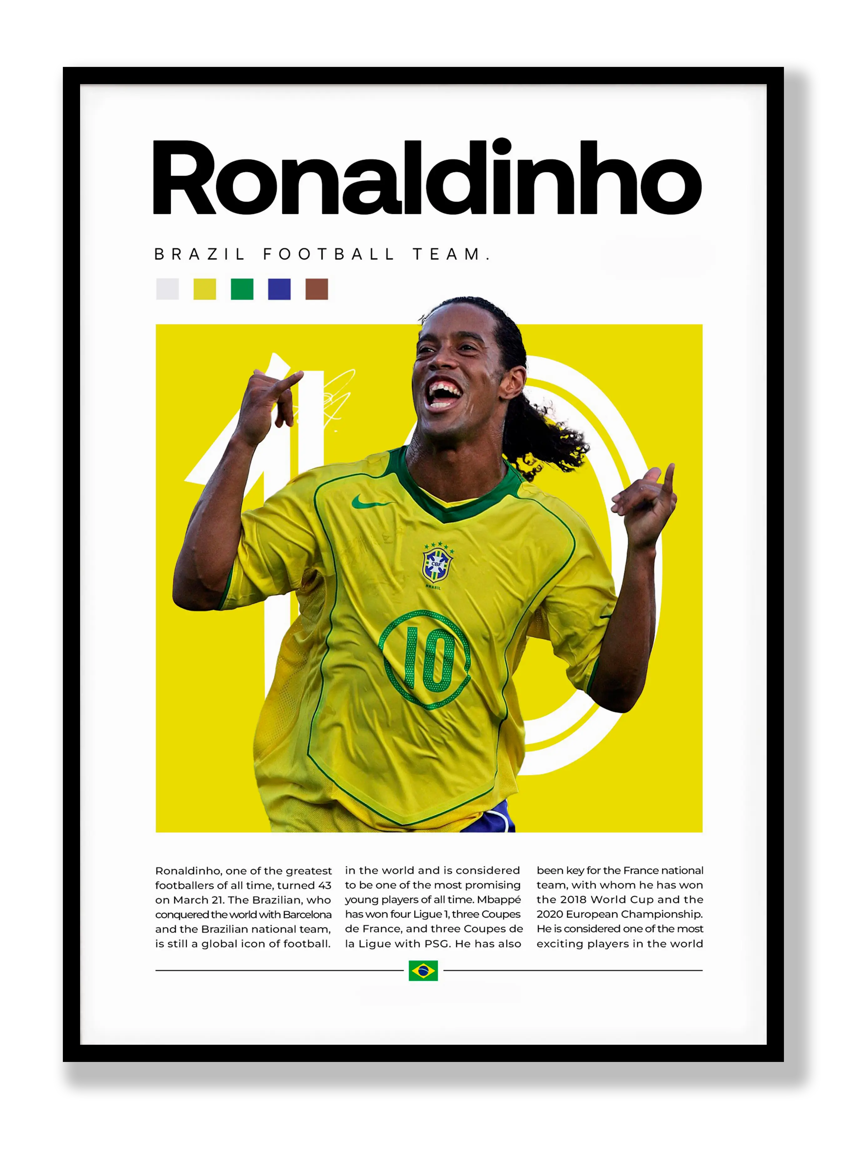 Ronaldinho No. 2 Plakat