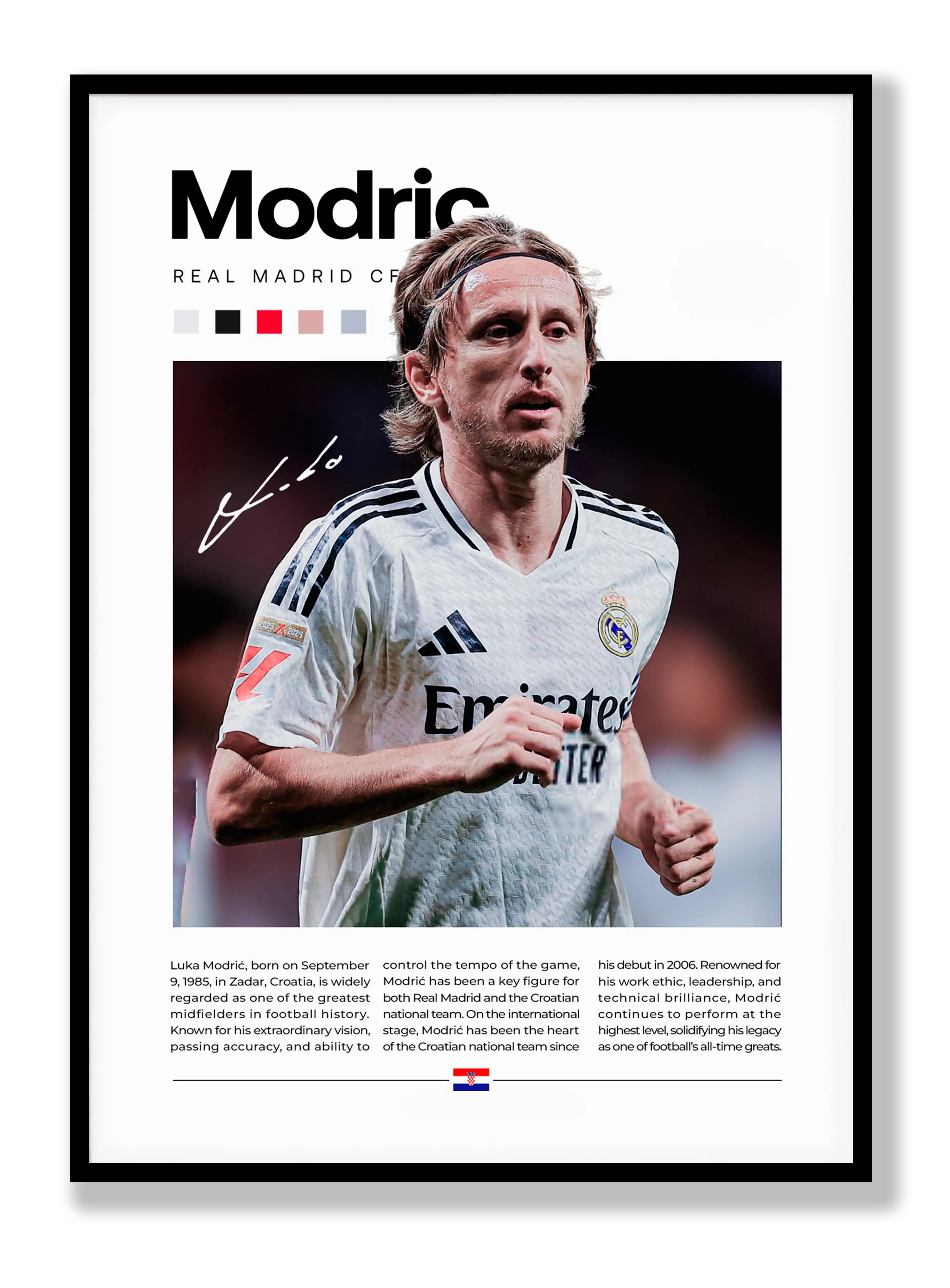 Luka Modrić Plakat