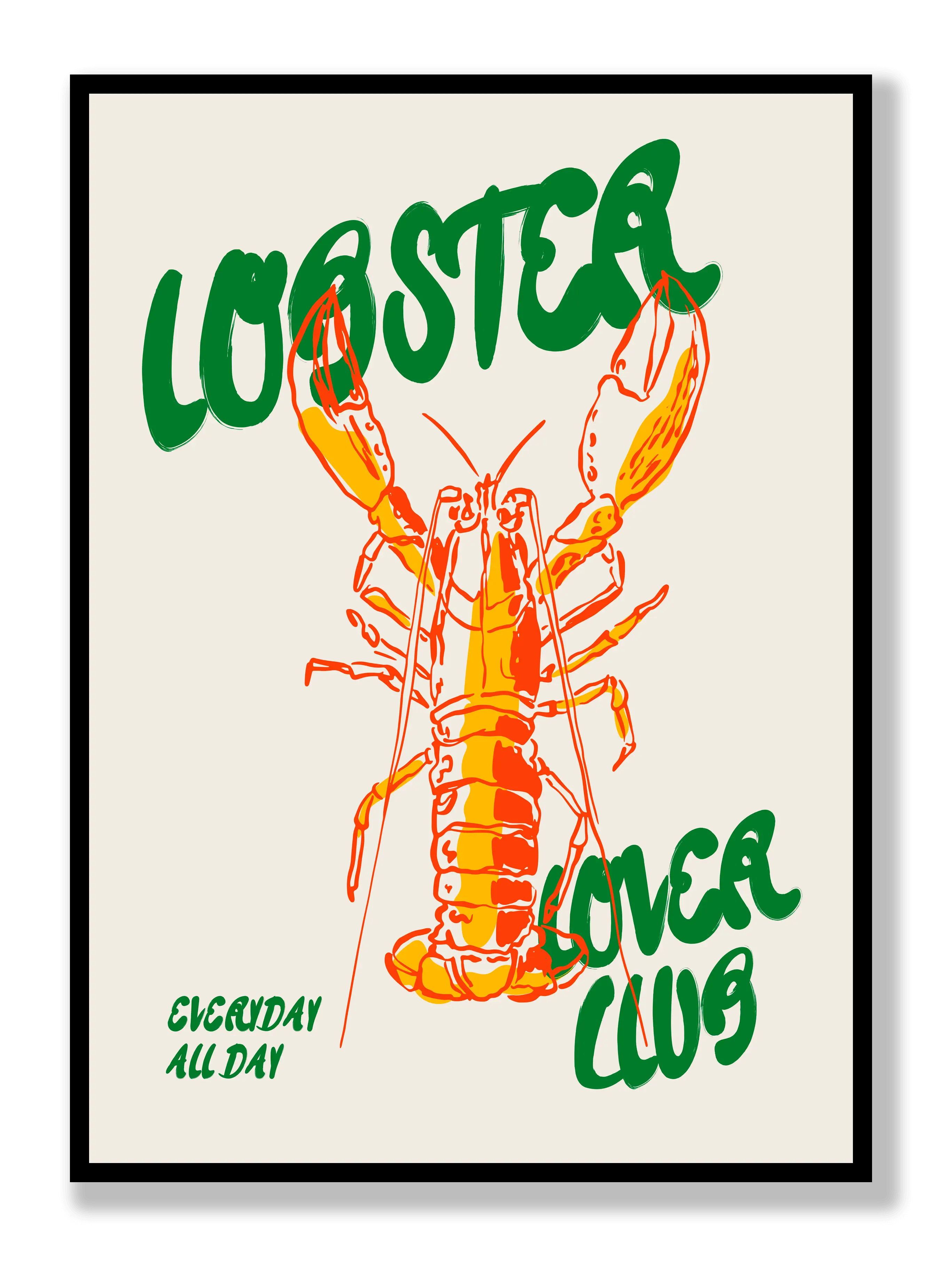 Lobster Lover Club Plakat